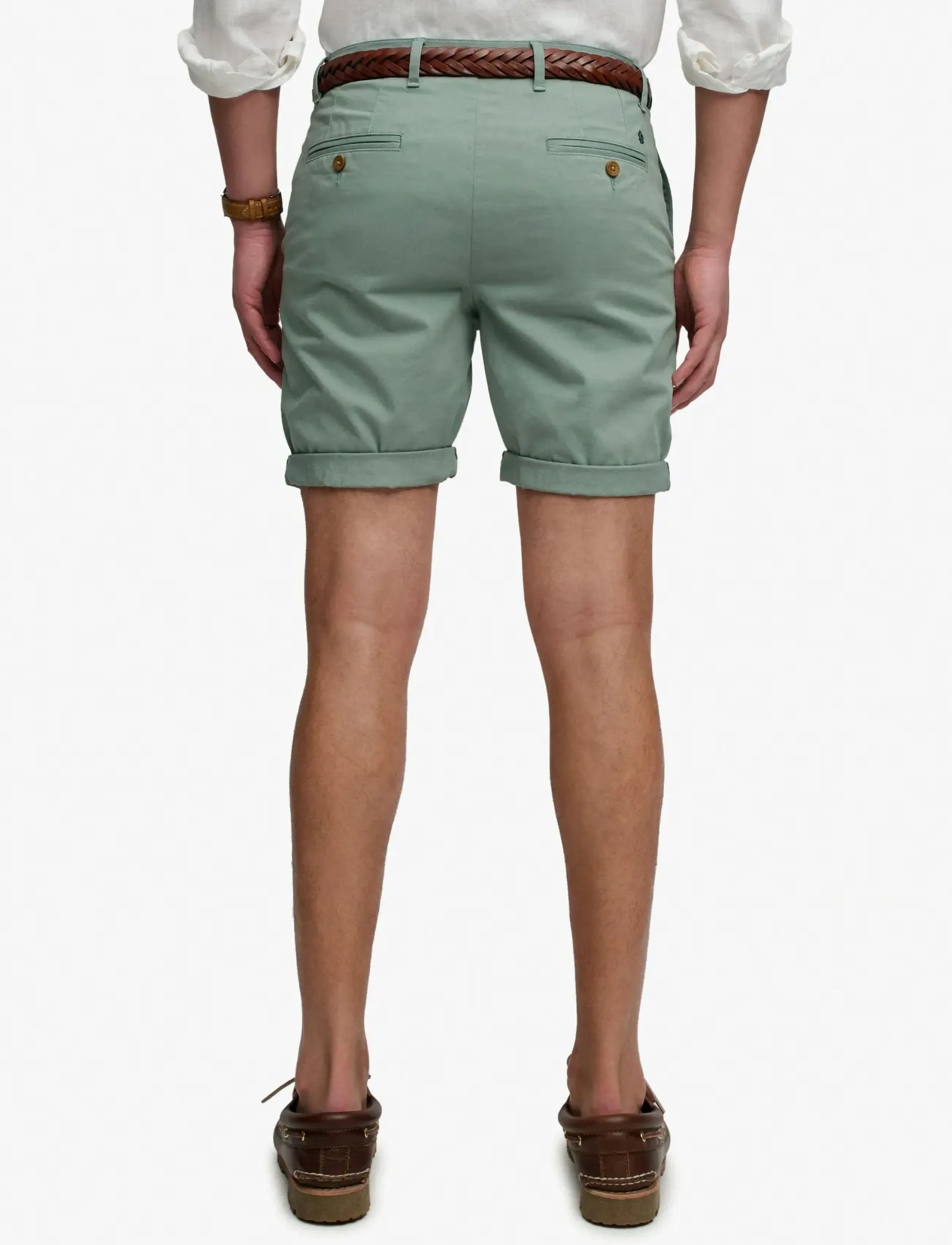 Superdry - PREMIUM REGULAR CHINO SHORT - chinos shorts - sage green - 2