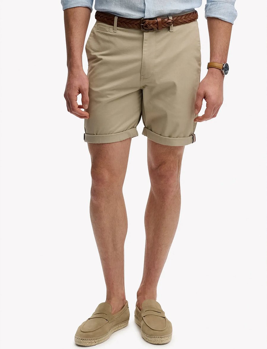 Superdry - PREMIUM REGULAR CHINO SHORT - chino stila šorti - sandstone brown - 2