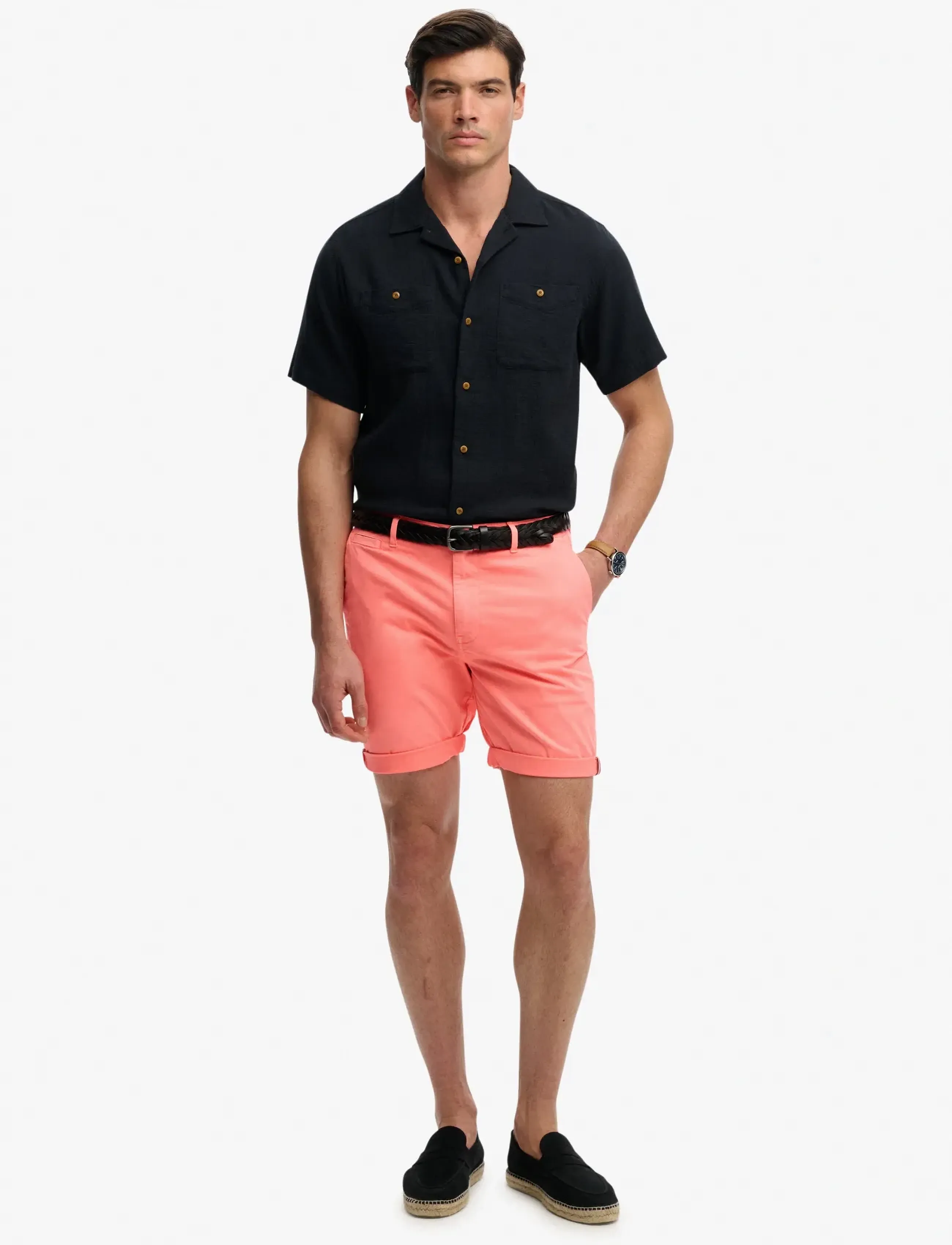 Superdry - PREMIUM REGULAR CHINO SHORT - chinos shorts - torch flame orange - 3