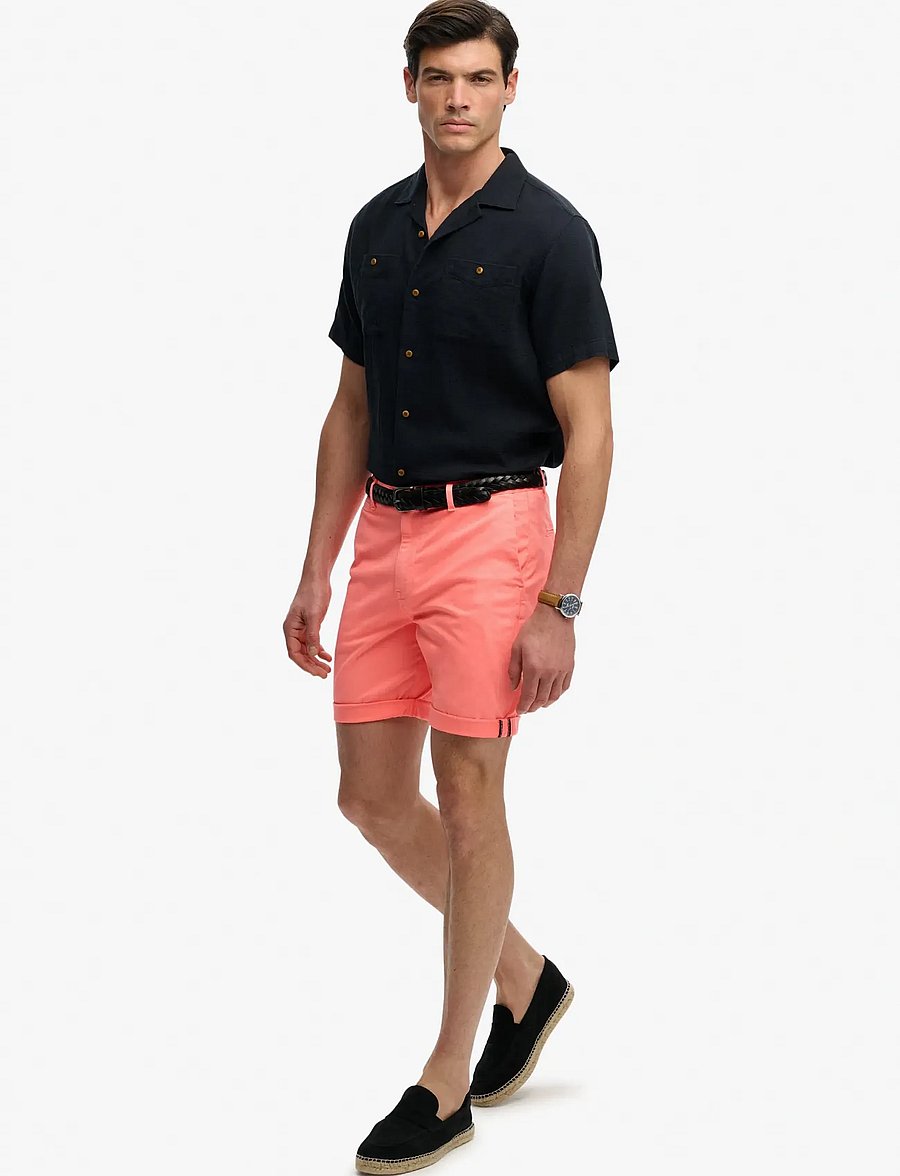 Superdry - PREMIUM REGULAR CHINO SHORT - chinos shorts - torch flame orange - 5