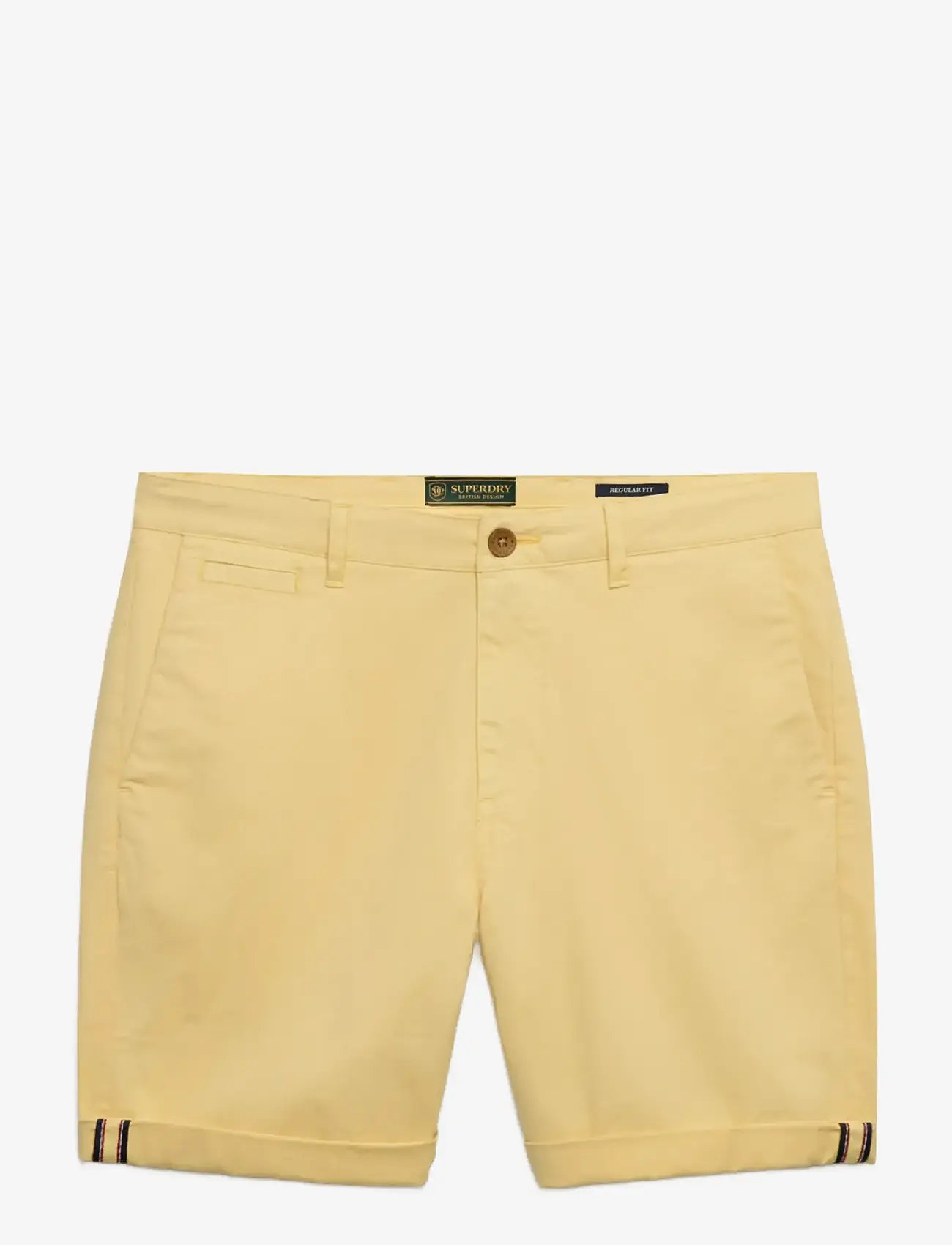Superdry - PREMIUM REGULAR CHINO SHORT - chinos shorts - washed yellow - 0