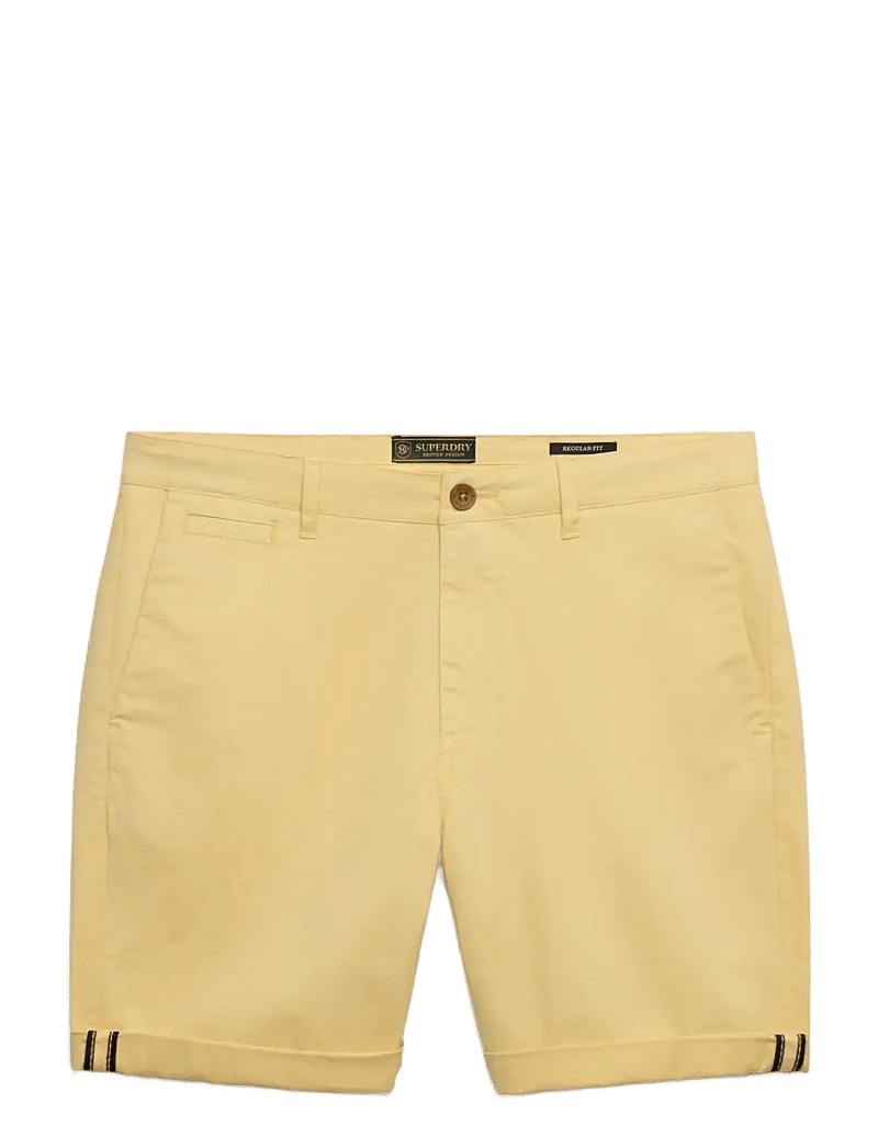 Superdry - PREMIUM REGULAR CHINO SHORT - chinos shorts - washed yellow - 0