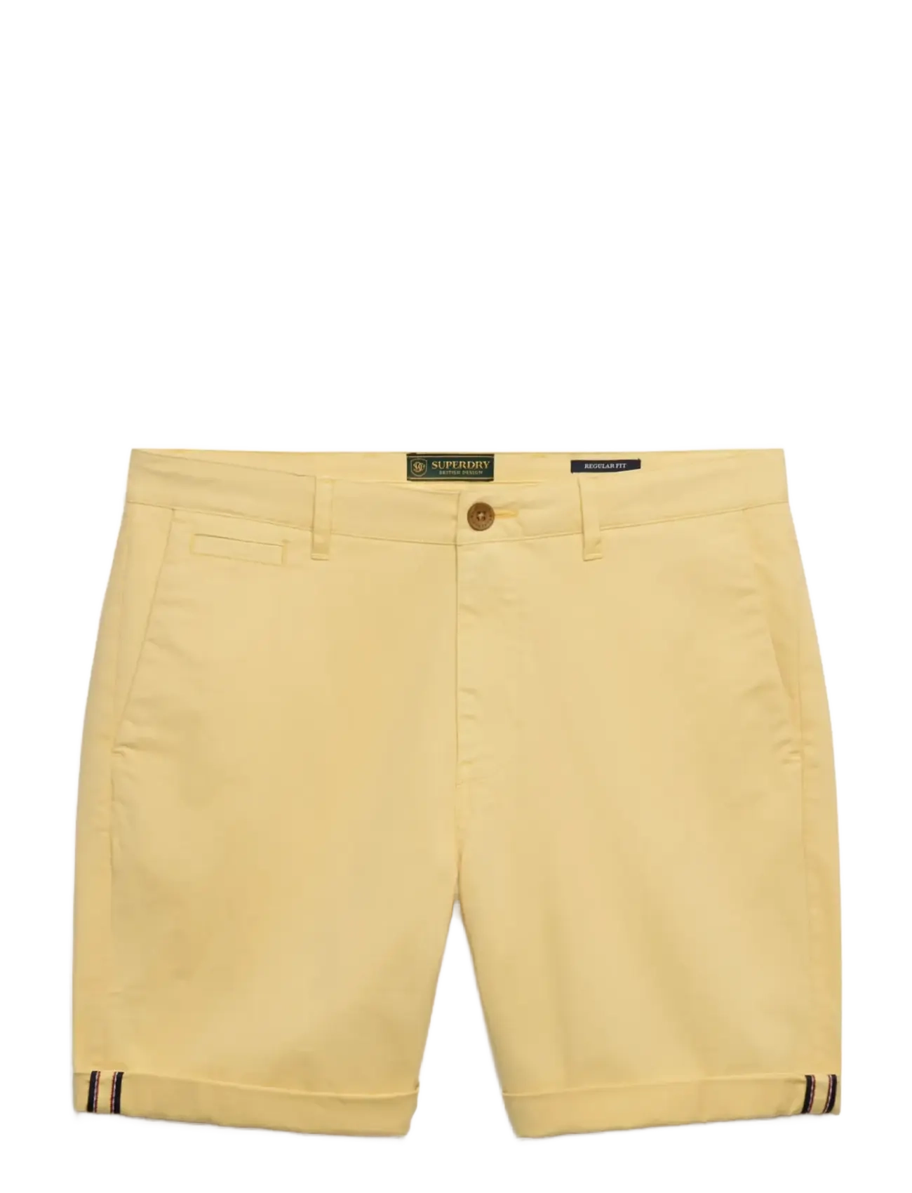 Superdry PREMIUM REGULAR CHINO SHORT - Shorts - WASHED YELLOW / yellow