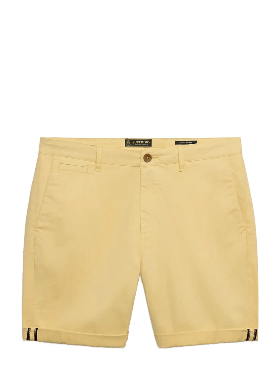 Superdry - PREMIUM REGULAR CHINO SHORT - chinos shorts - washed yellow - 0