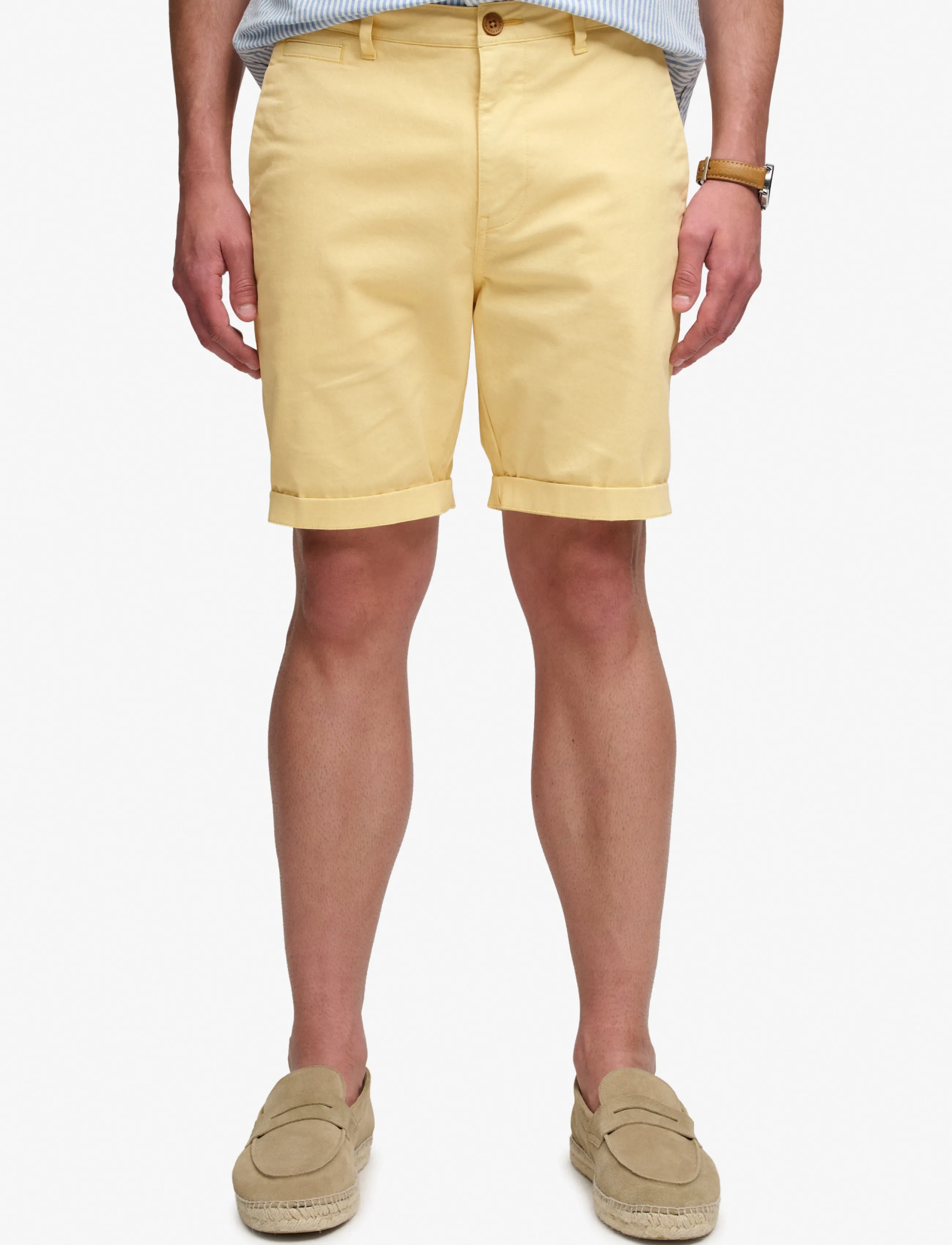 Superdry - PREMIUM REGULAR CHINO SHORT - chinos shorts - washed yellow - 2