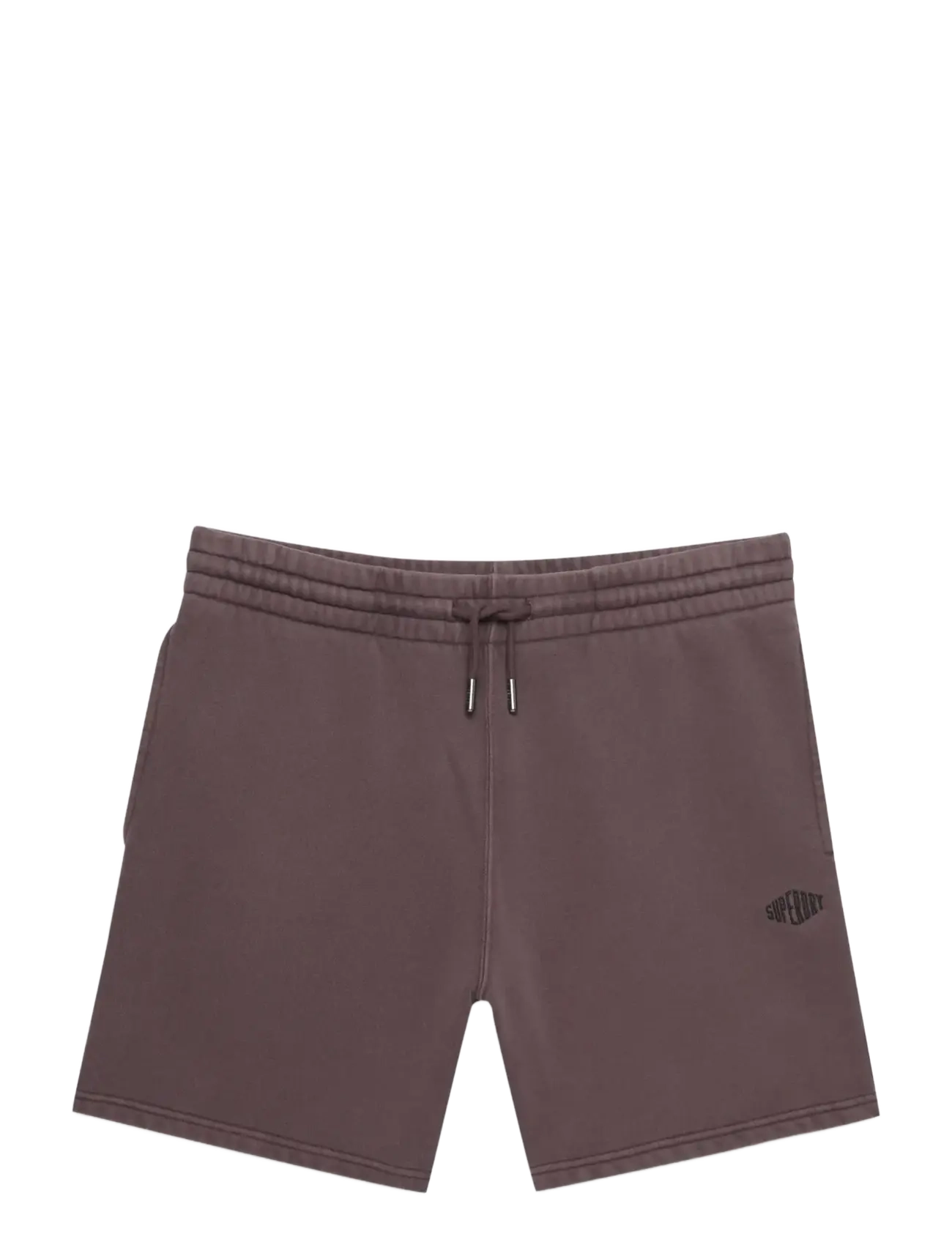 Superdry MICRO LOGO SHORT - Lühikesed dressipüksid - SHALE DARK GREY / grey