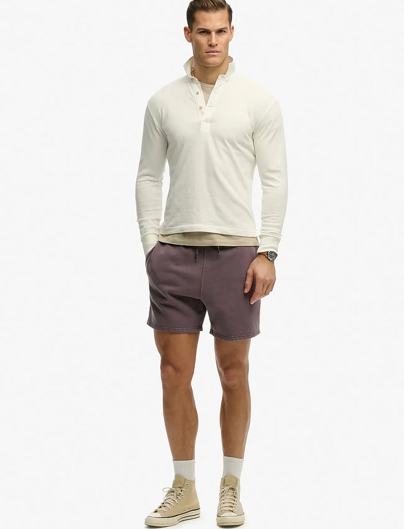 Superdry - MICRO LOGO SHORT - sweatshorts - shale dark grey - 0