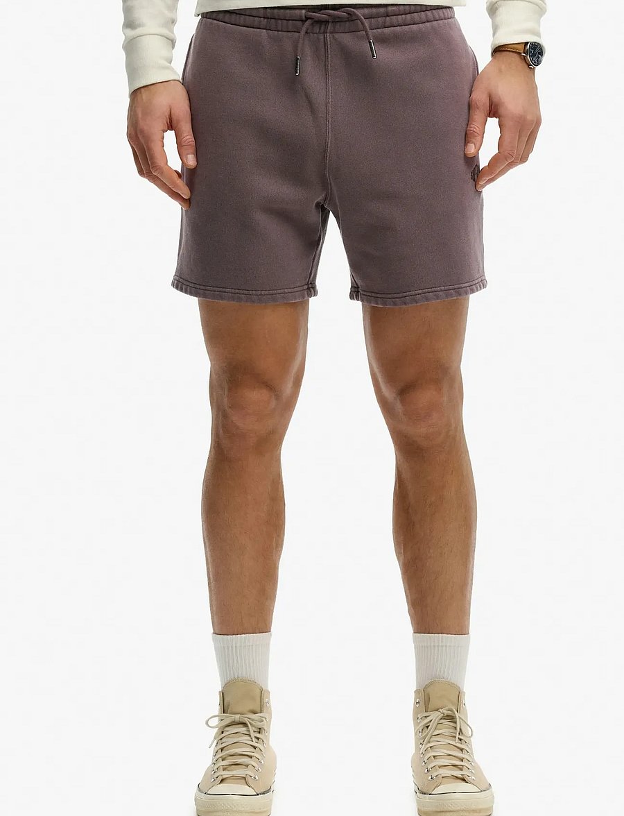 Superdry - MICRO LOGO SHORT - mjúkar stuttbuxur - shale dark grey - 2