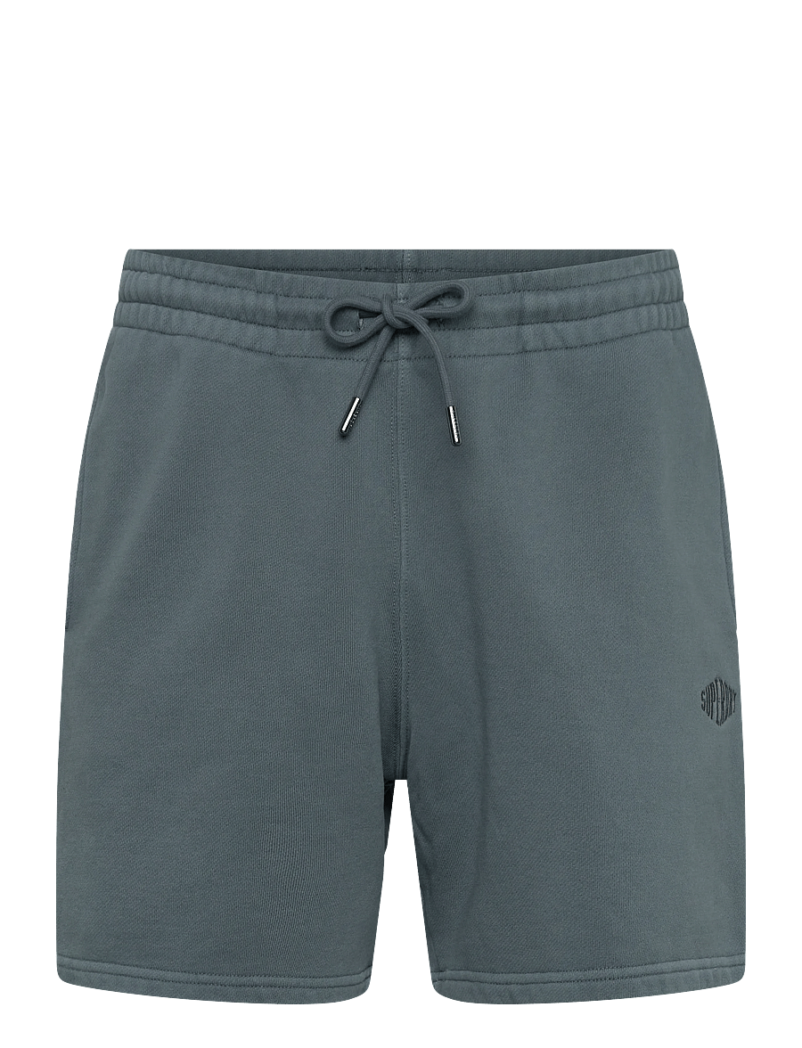 Superdry - MICRO LOGO SHORT - sweatshorts - stormy weather blue - 1