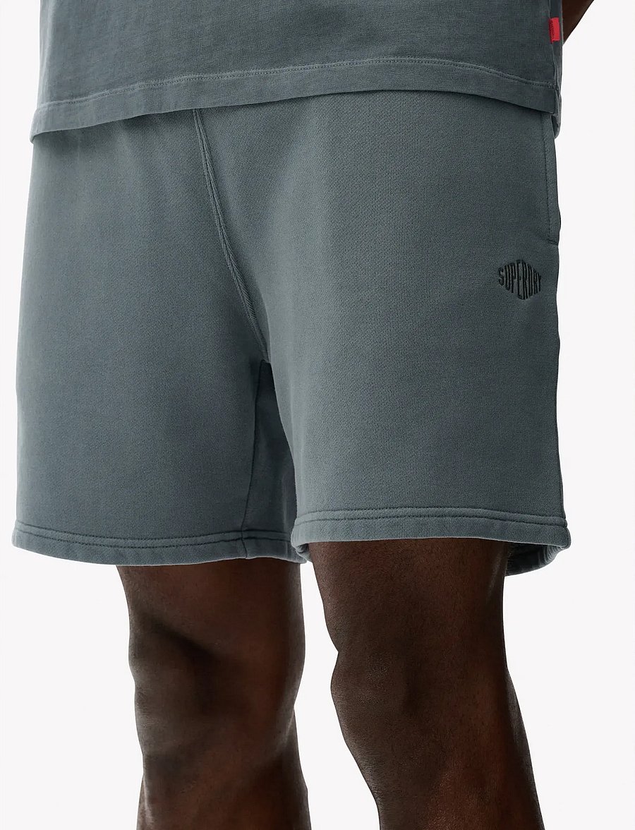 Superdry - MICRO LOGO SHORT - sweatshorts - stormy weather blue - 3