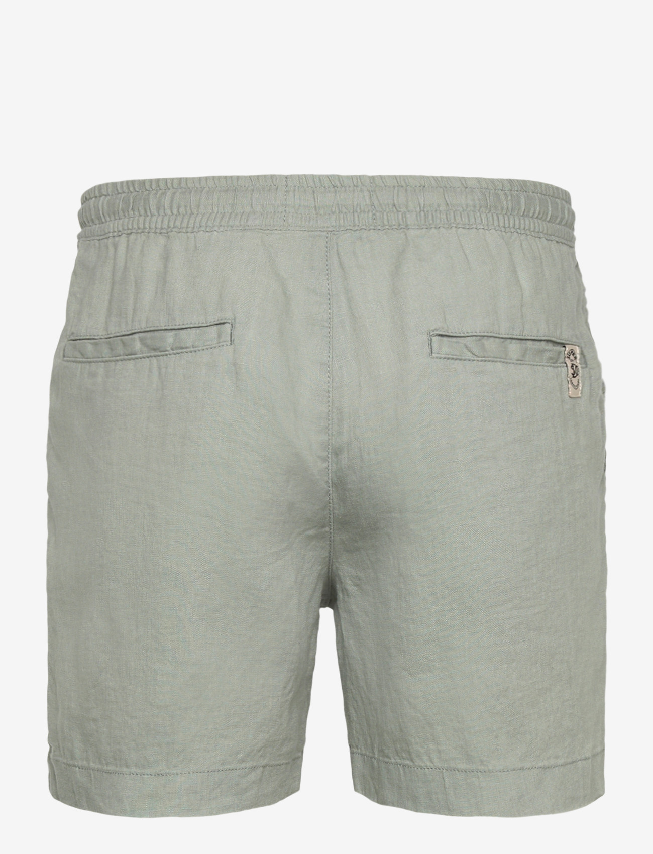Superdry - MERCHANT LINEN SHORT - linen shorts - bay green - 2