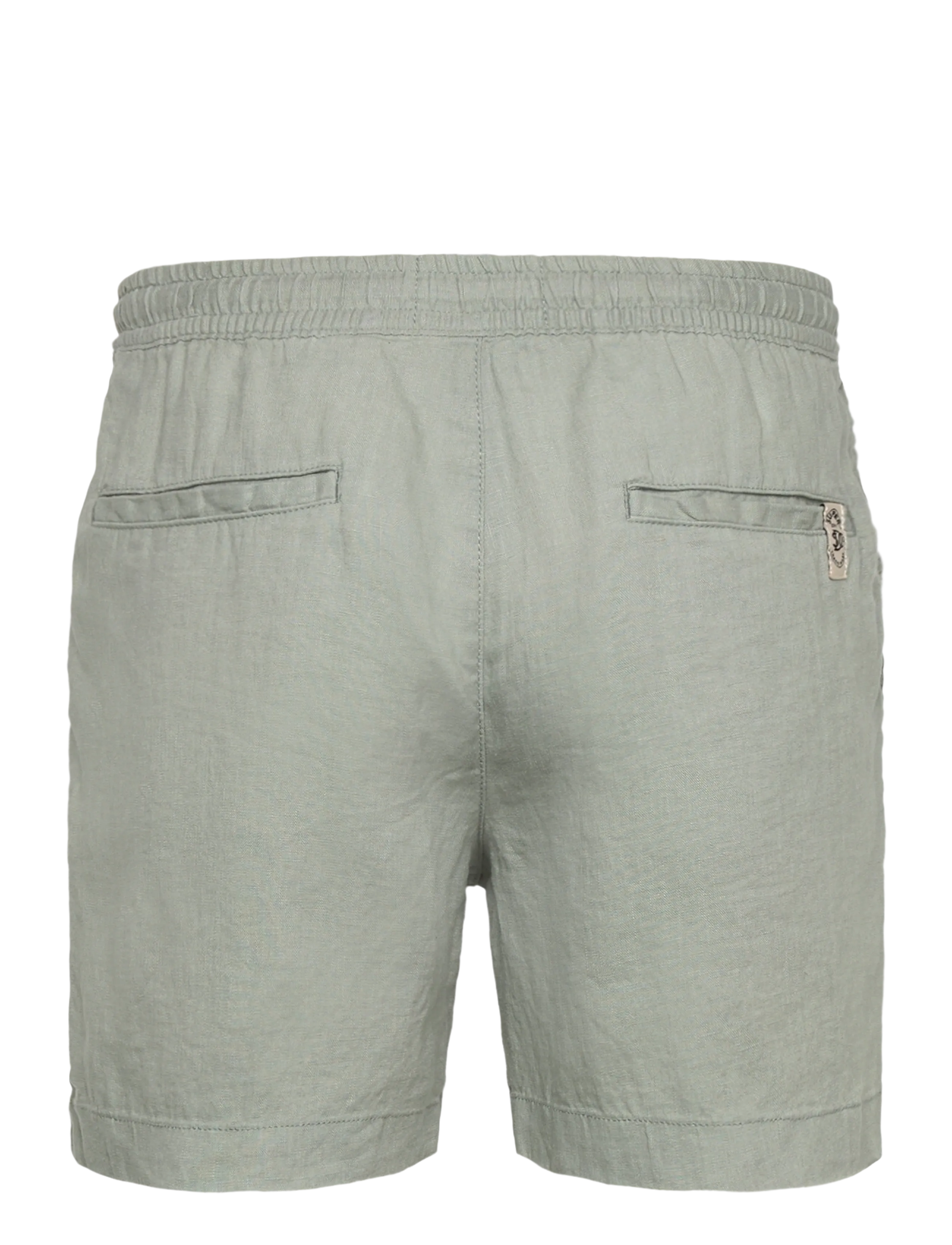 Superdry - MERCHANT LINEN SHORT - kollektioner - bay green - 2
