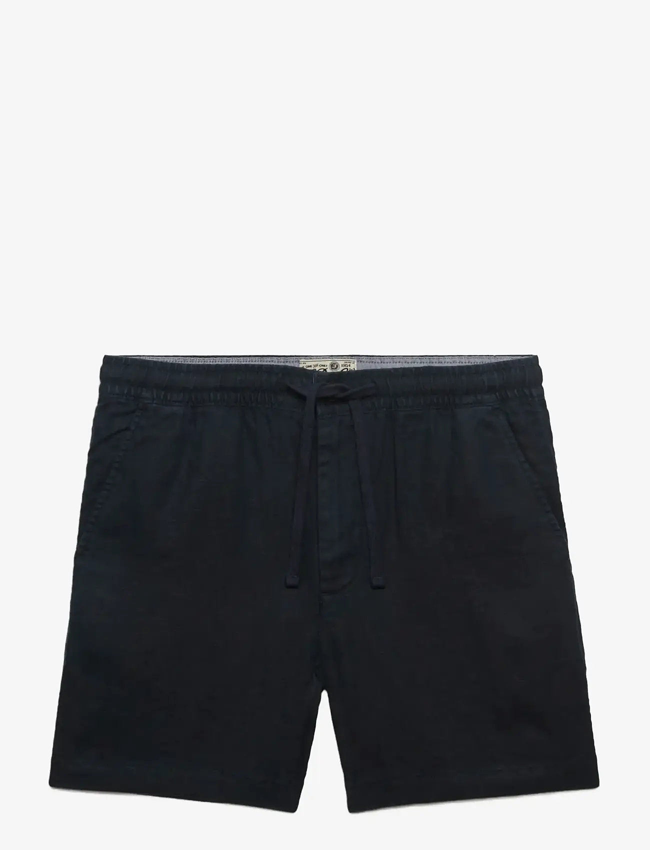 Superdry - MERCHANT LINEN SHORT - hørshorts - eclipse navy - 1