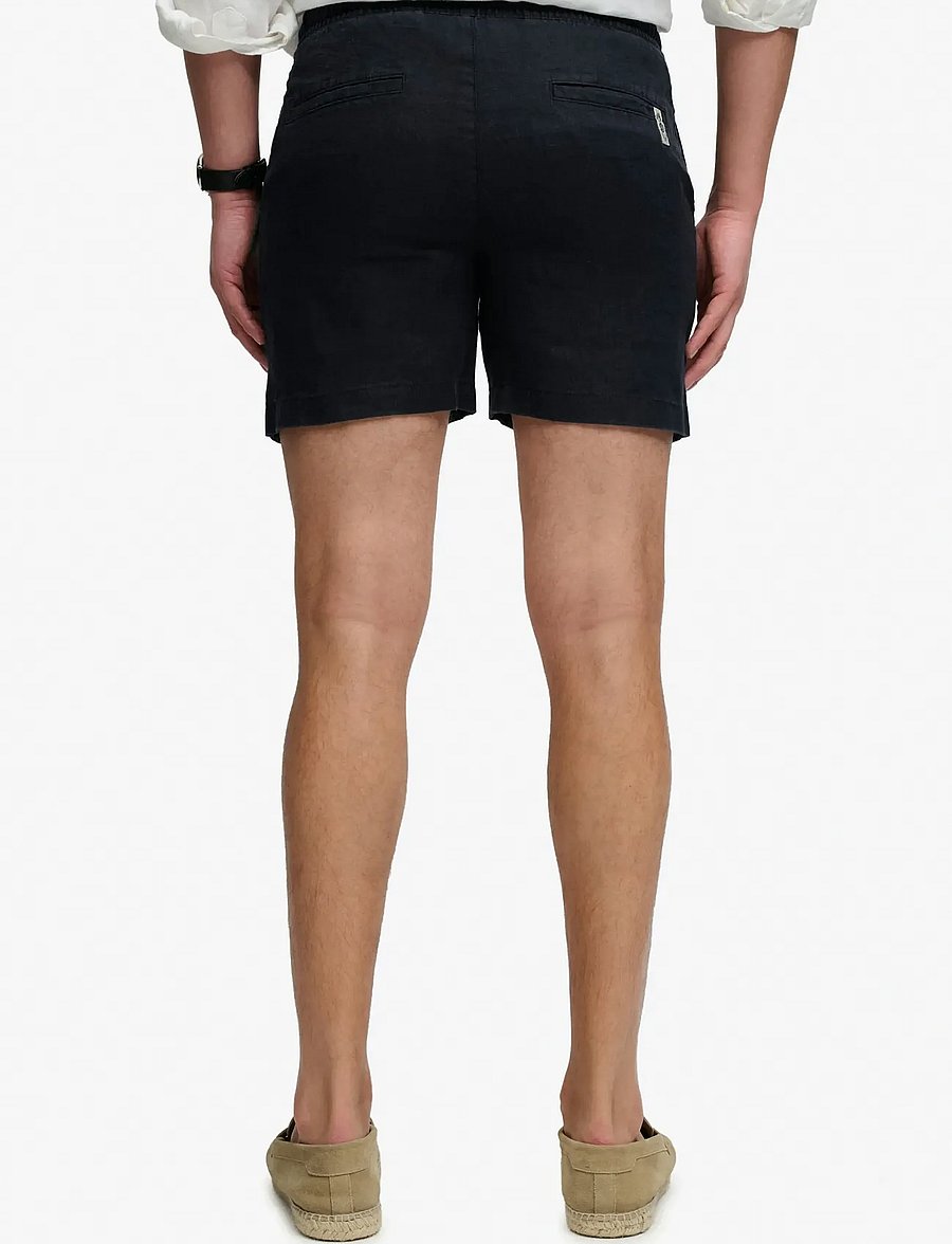 Superdry - MERCHANT LINEN SHORT - linen shorts - eclipse navy - 3