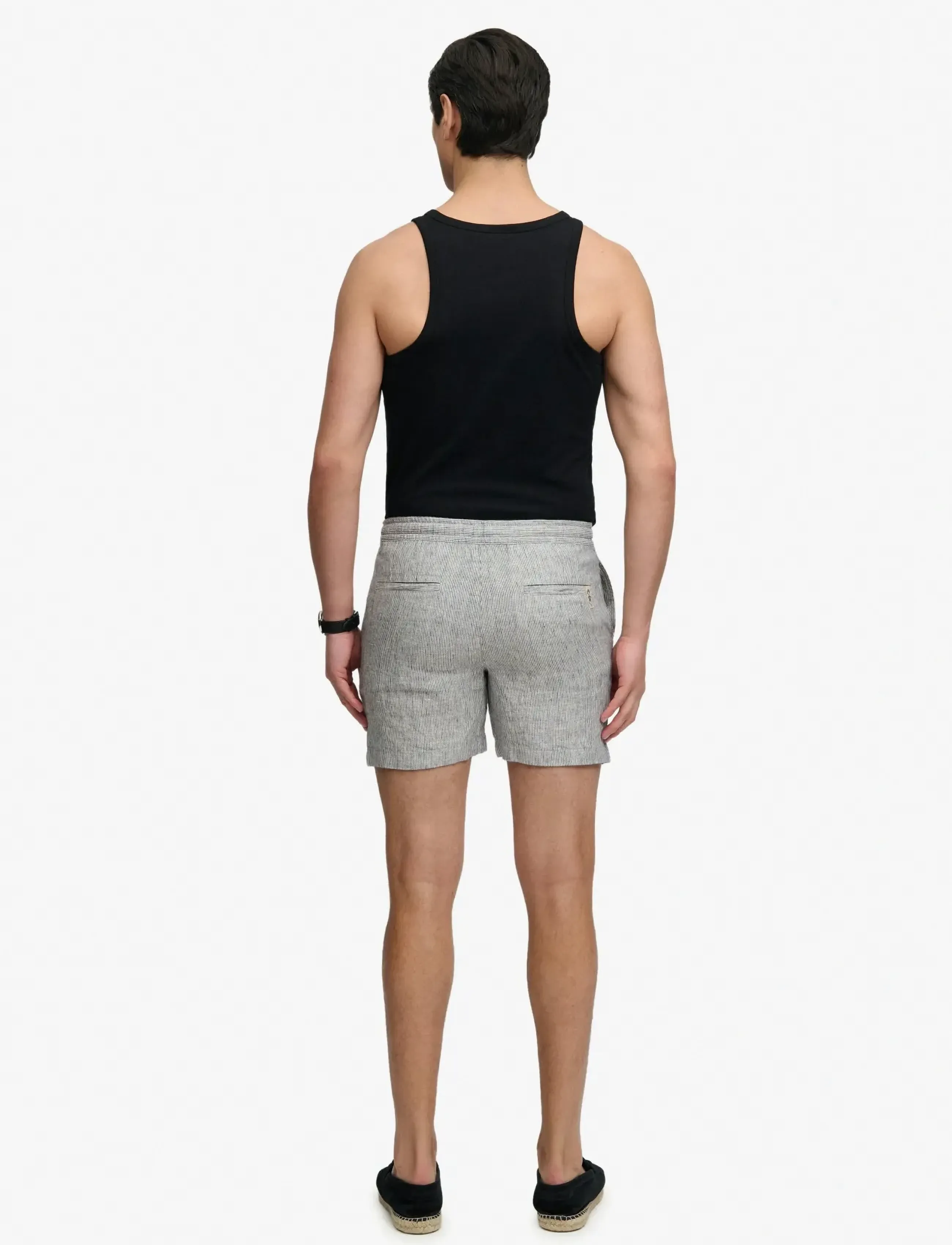 Superdry Merchant Linen Short linneshorts herr – bild 7