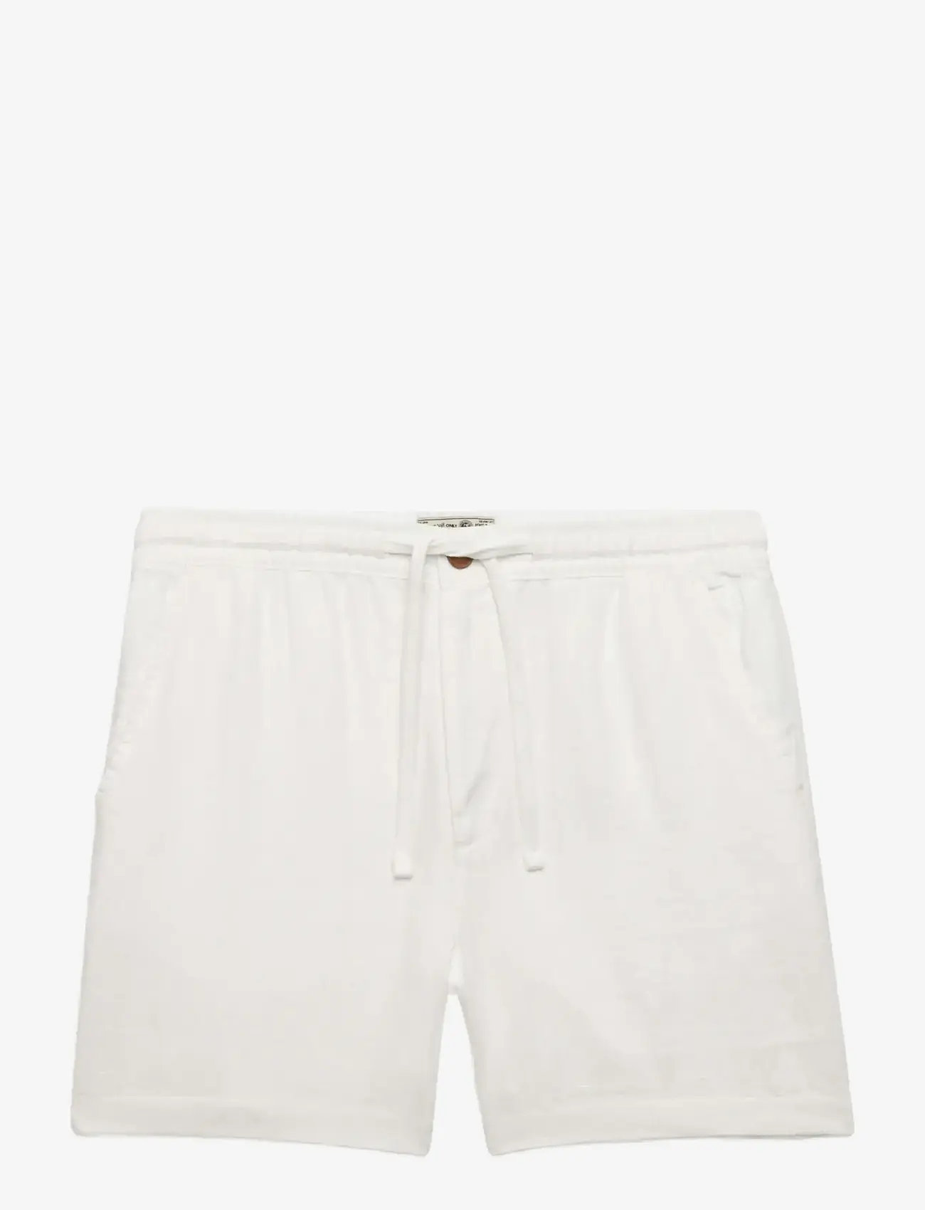 Superdry - MERCHANT LINEN SHORT - hørshorts - optic - 1