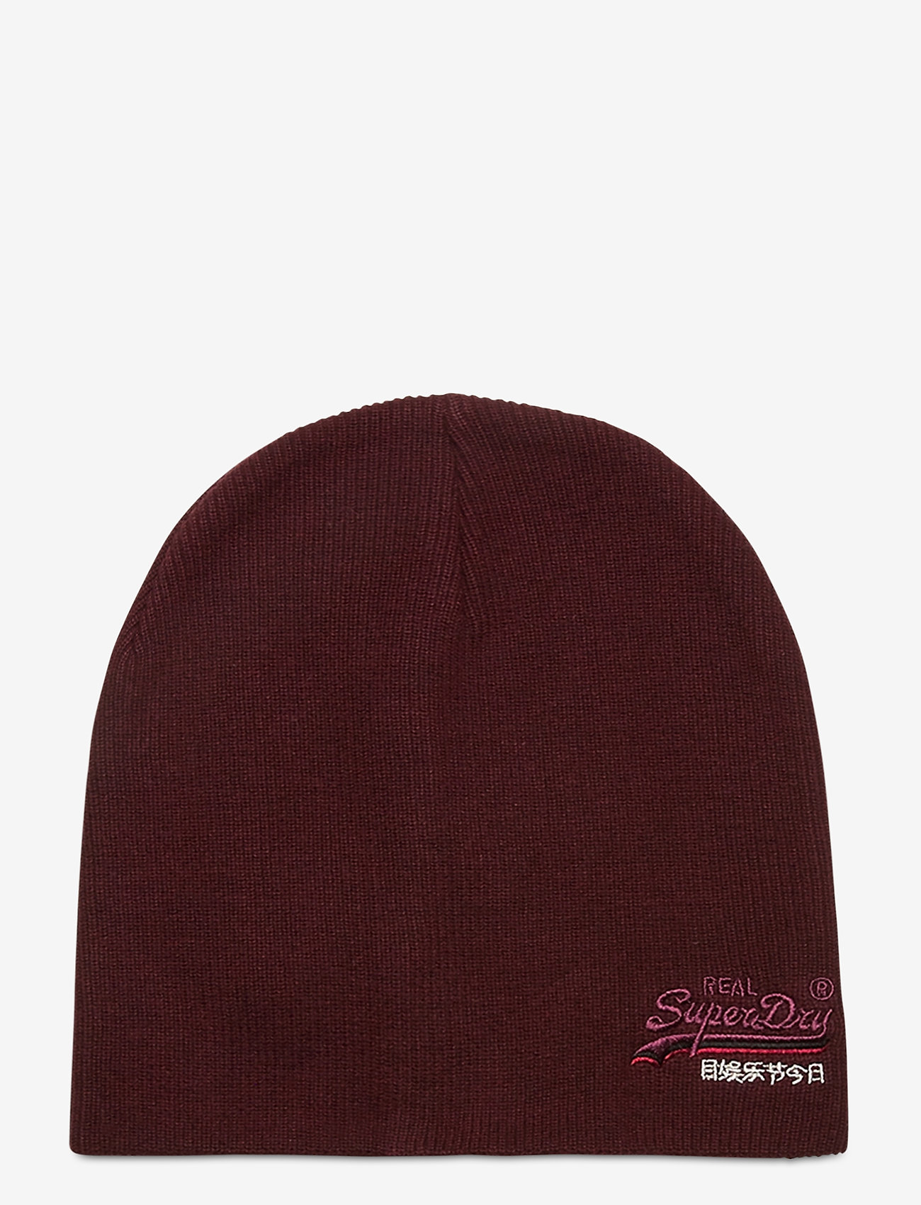 Superdry - ORANGE LABEL BEANIE - buck burgundy marl - 0