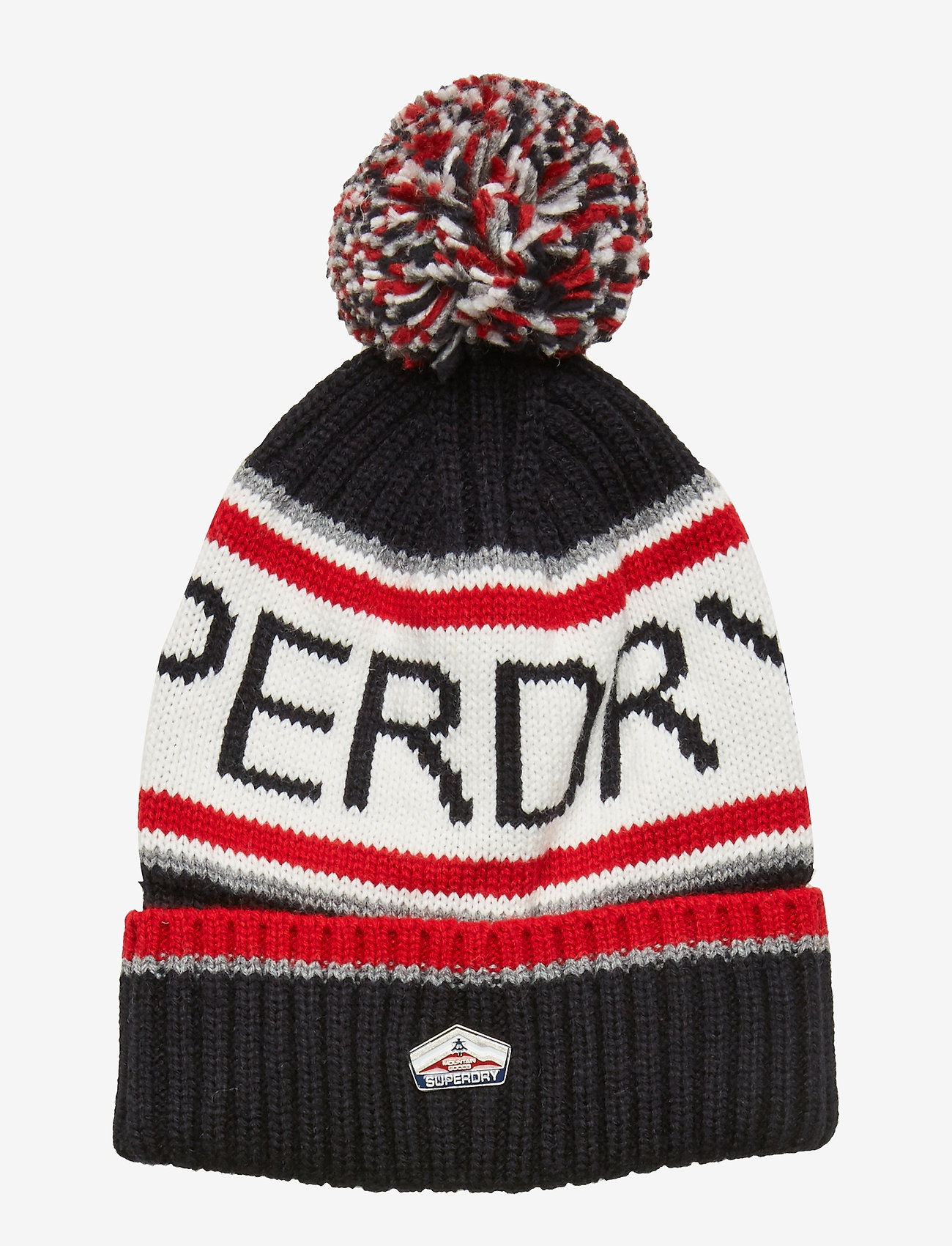 SUPERDRY LOGO BEANIE - RICH NAVY