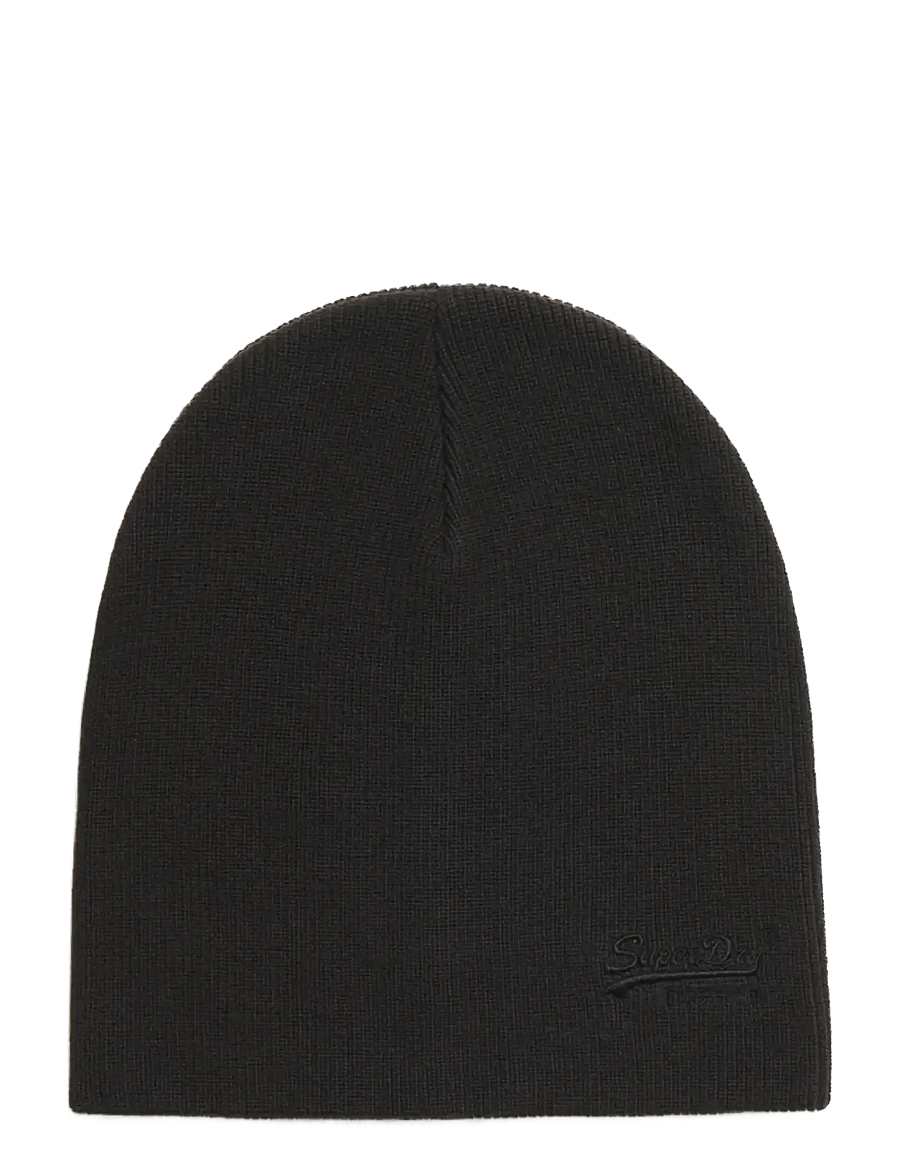 Superdry - ESSENTIAL LOGO KNITTED BEANIE - collections - black - 1