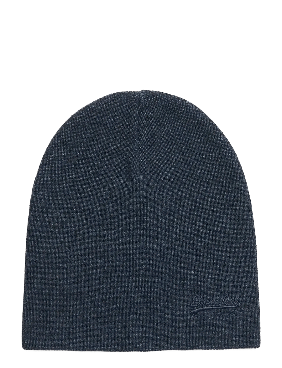 Superdry - ESSENTIAL LOGO KNITTED BEANIE - collections - richest navy marl - 1