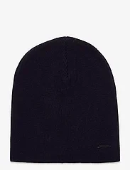 Superdry - KNITTED LOGO BEANIE HAT - lowest prices - eclipse navy grit - 0