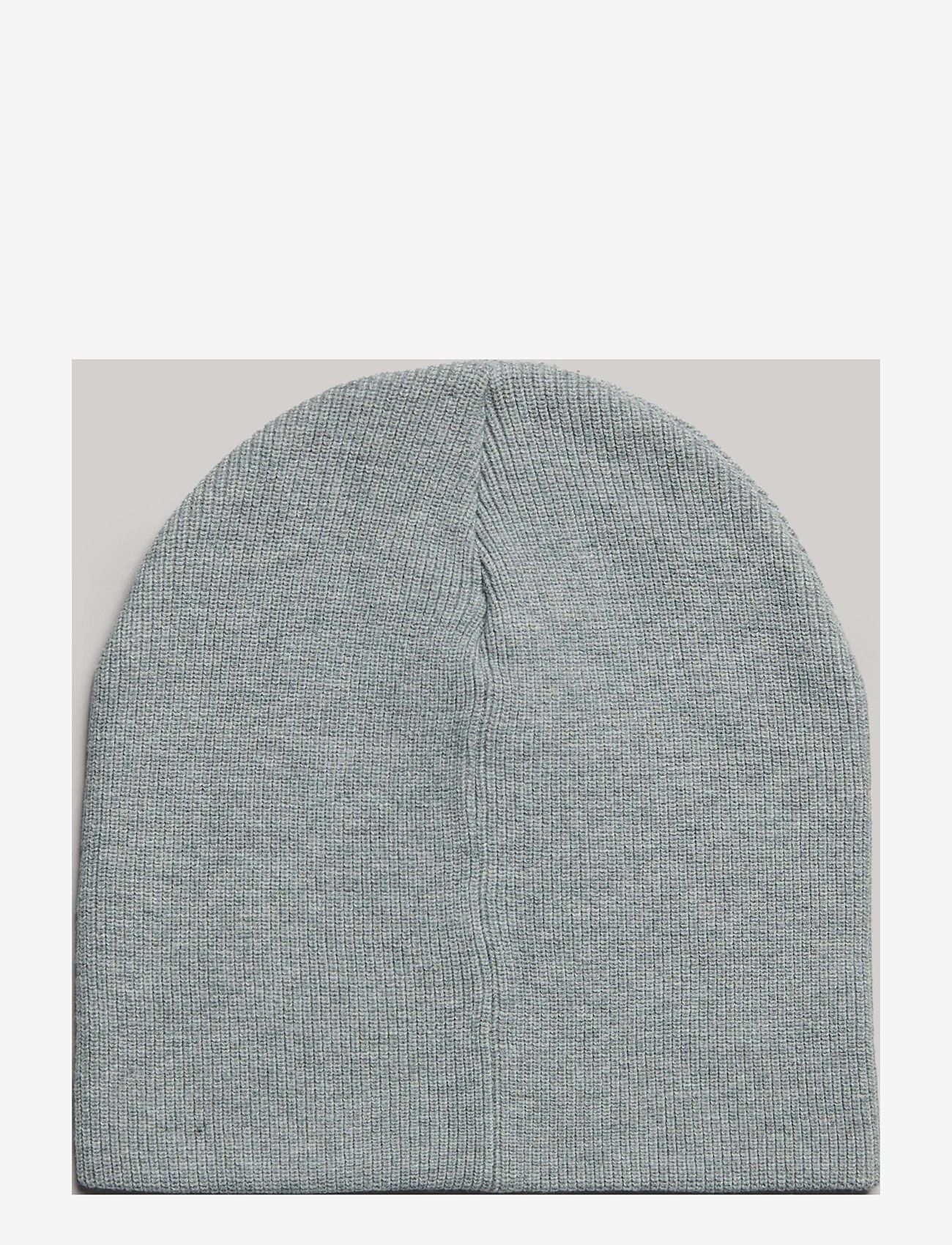 Superdry - KNITTED LOGO BEANIE HAT - lowest prices - light grey grit - 1