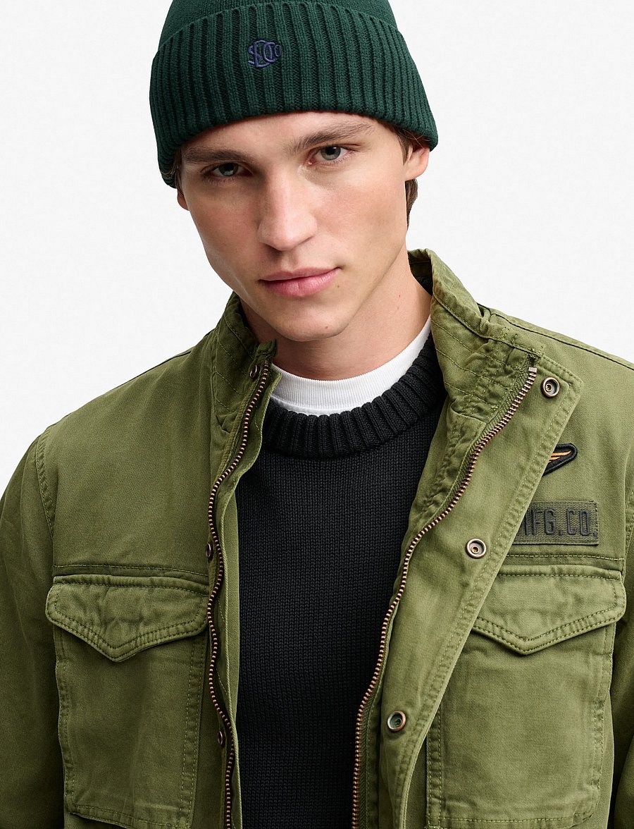 Superdry - SD LOGO BEANIE - mützen - forest green - 0