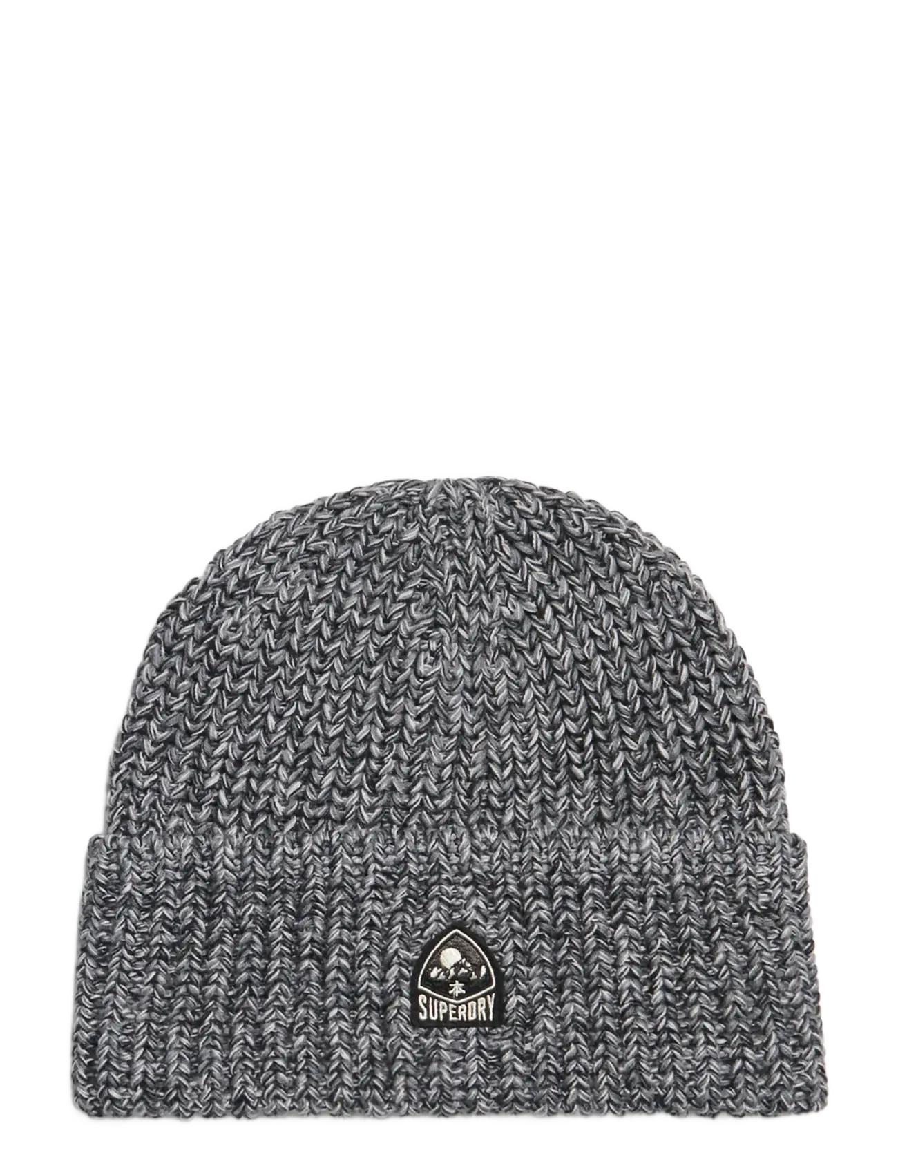 Superdry - TWIST OUTDOORS KNITTED BEANIE - beanies - charcoal twist - 1