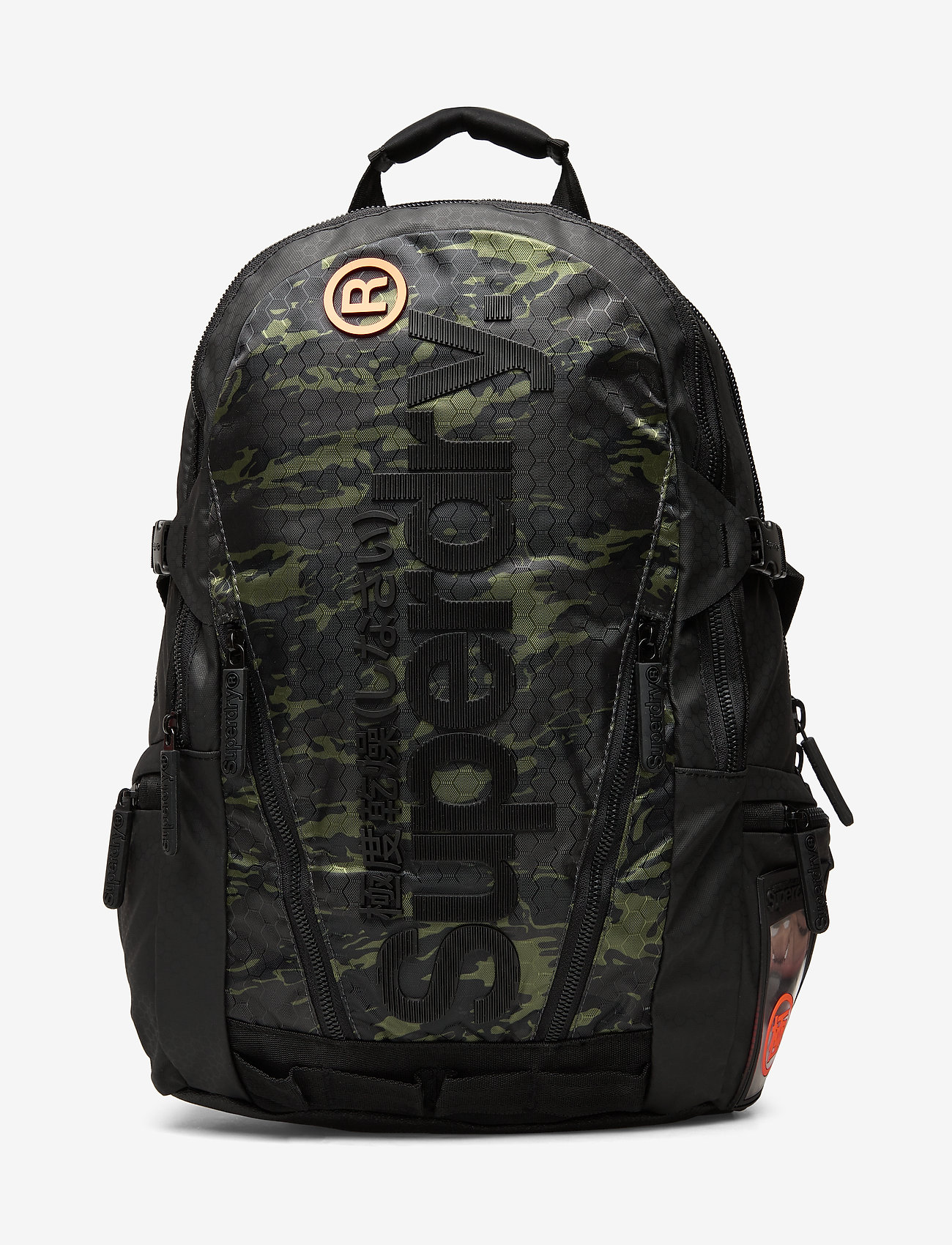 Superdry - CAMO TARP BACKPACK - green camo - 0