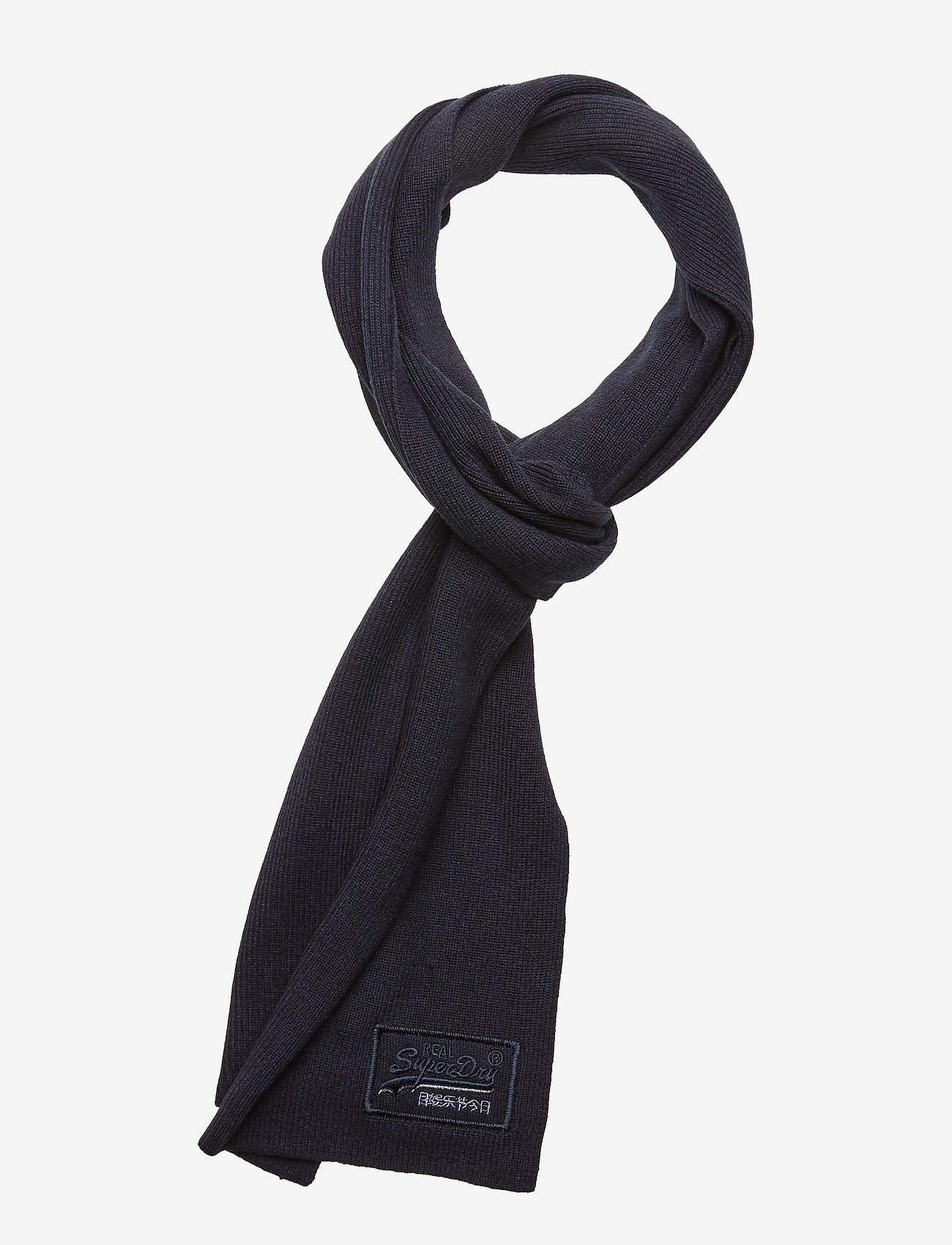 ORANGE LABEL SCARF - NAVY GRIT