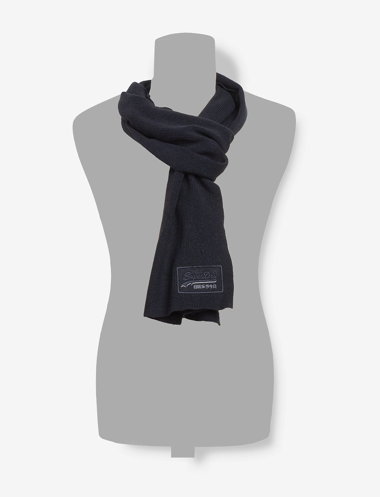 Superdry - ORANGE LABEL SCARF - navy grit - 1