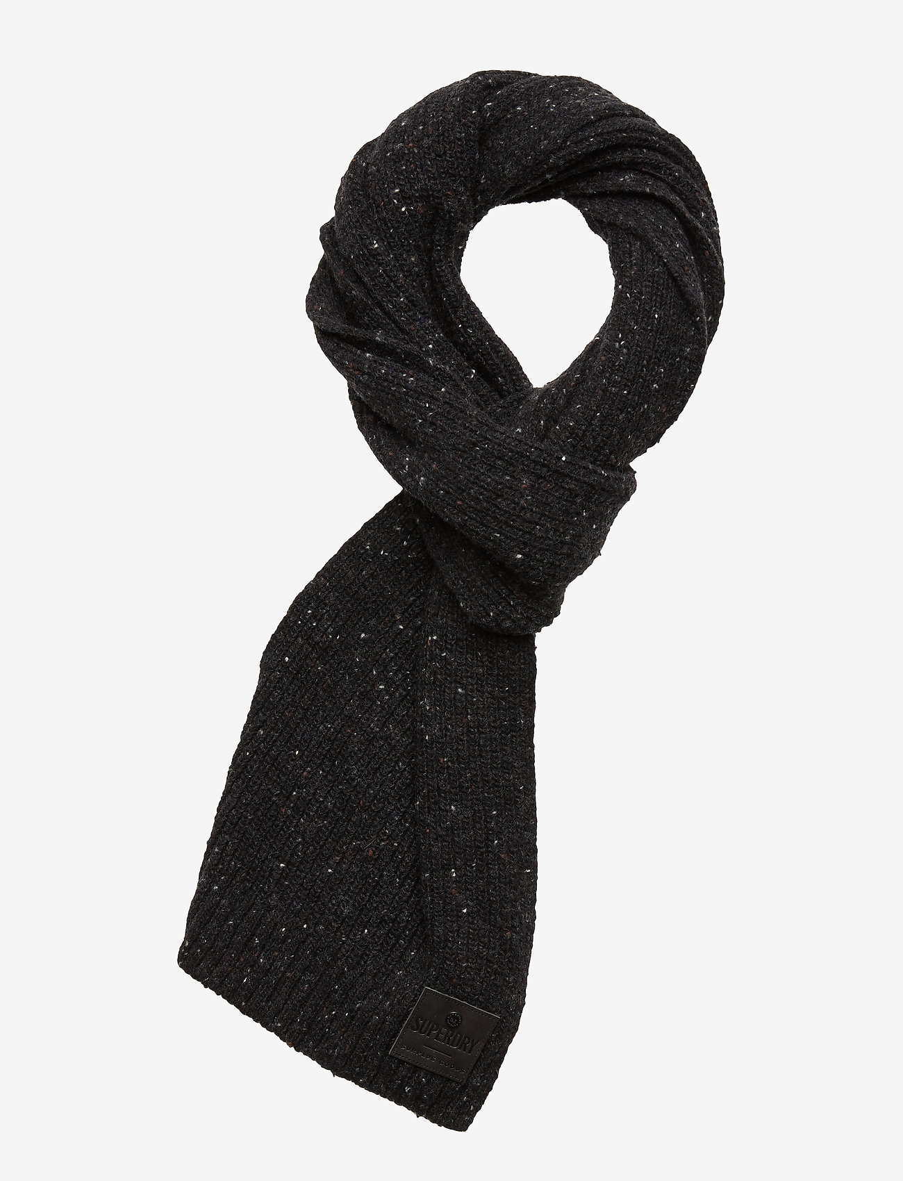 Superdry - SURPLUS GOODS TWEED SCARF - dark charcoal tweed - 0