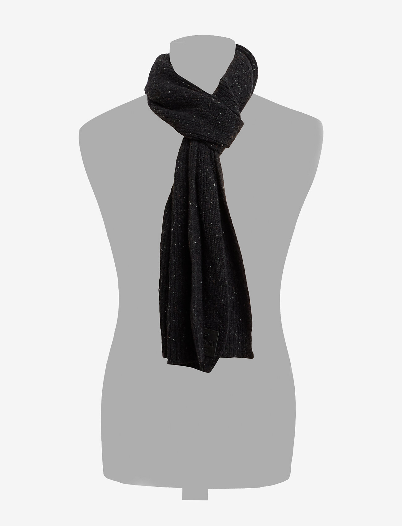 Superdry - SURPLUS GOODS TWEED SCARF - dark charcoal tweed - 1