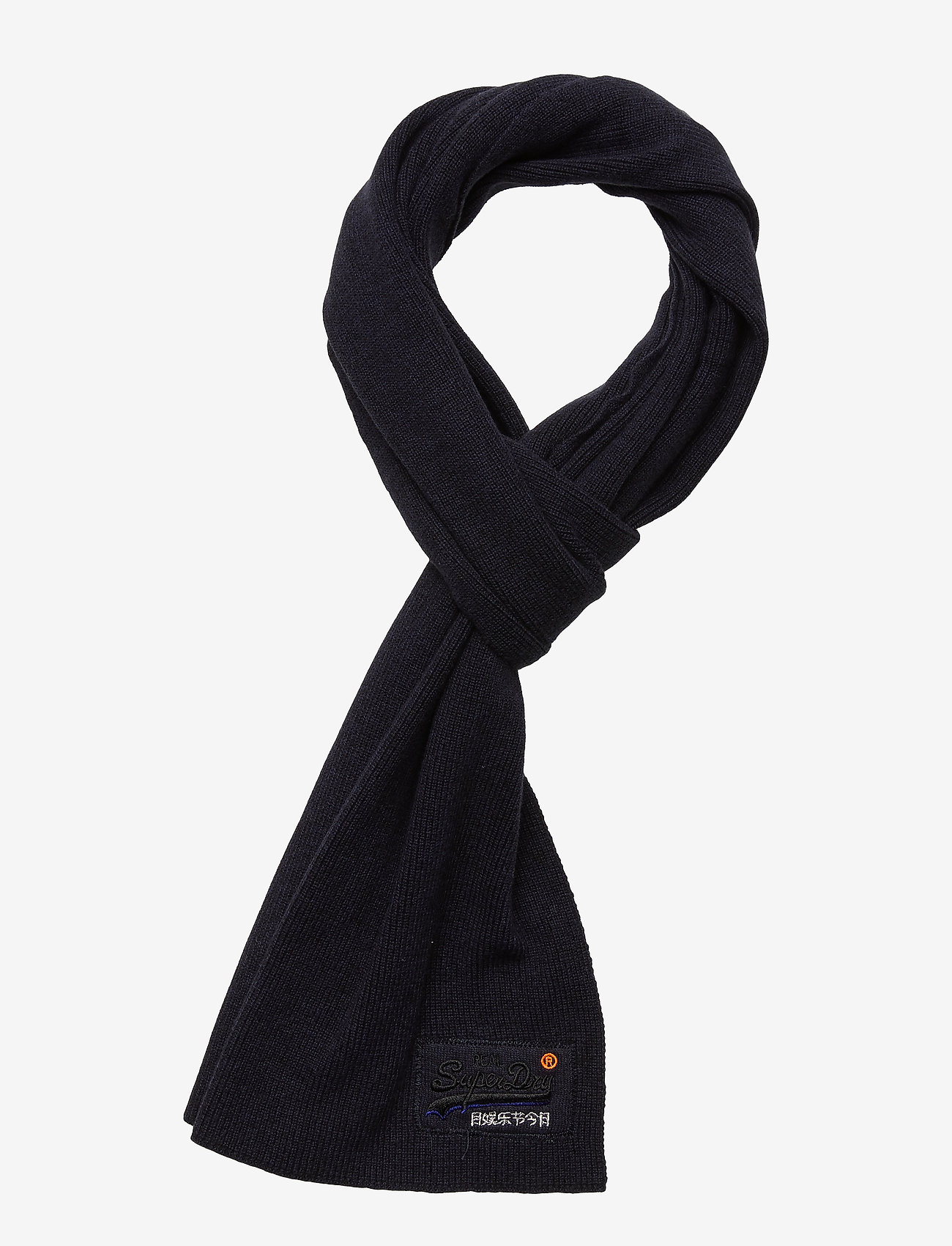 Superdry - ORANGE LABEL SCARF - eclipse navy/black grit - 0