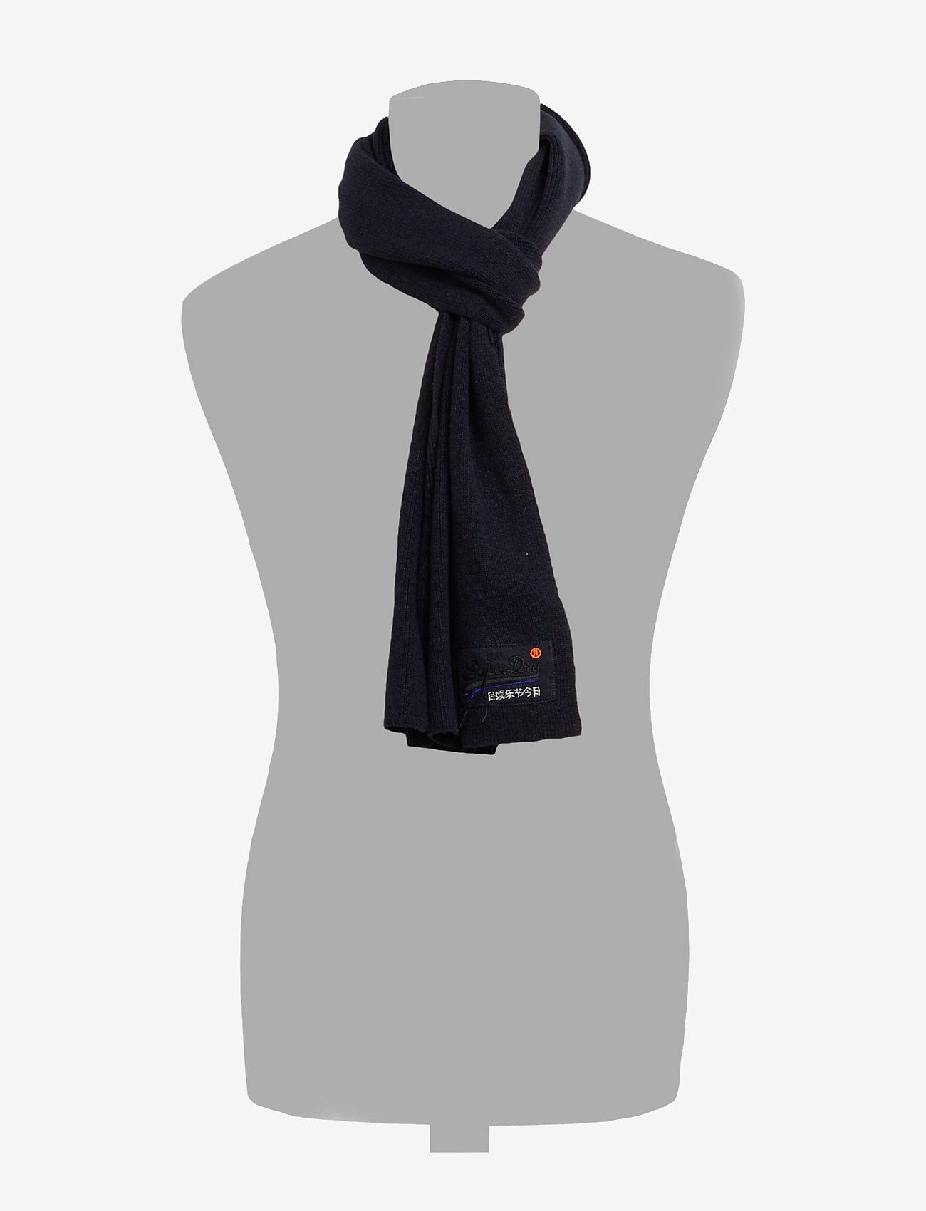Superdry - ORANGE LABEL SCARF - eclipse navy/black grit - 1