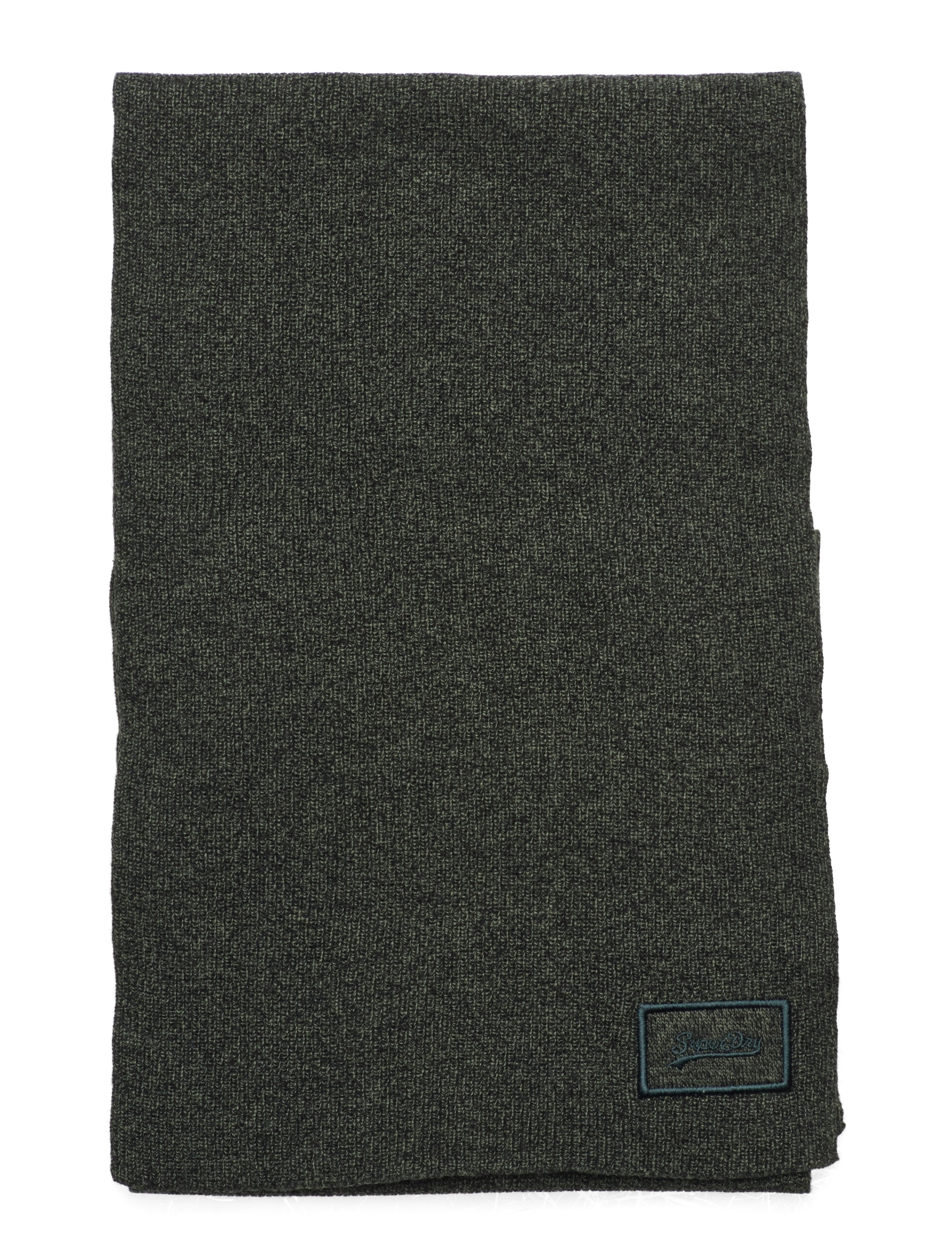 Superdry - KNITTED LOGO SCARF - khaki grit - 1