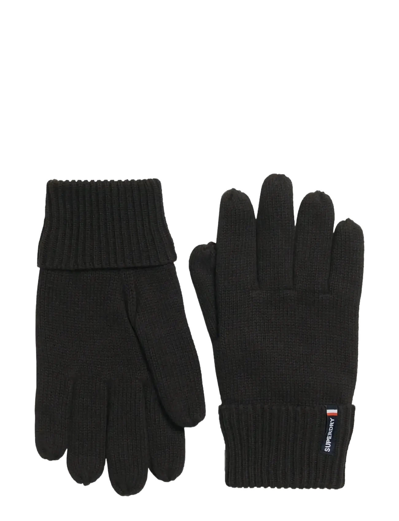 Superdry - ESSENTIAL LOGO KNITTED GLOVES - black - 0
