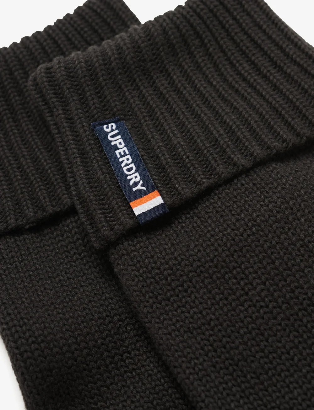 Superdry - ESSENTIAL LOGO KNITTED GLOVES - kollektioner - black - 1