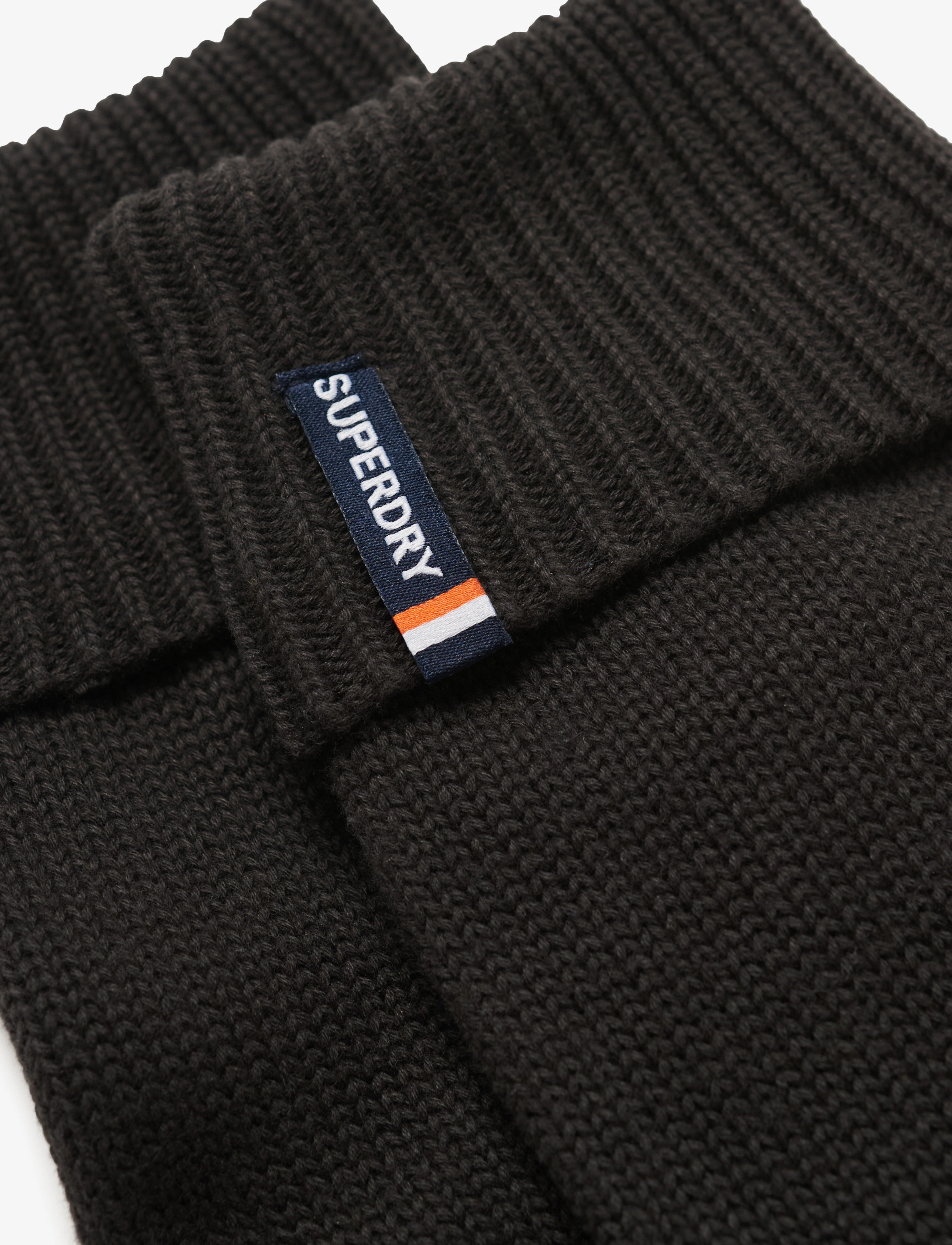 Superdry - ESSENTIAL LOGO KNITTED GLOVES - black - 1