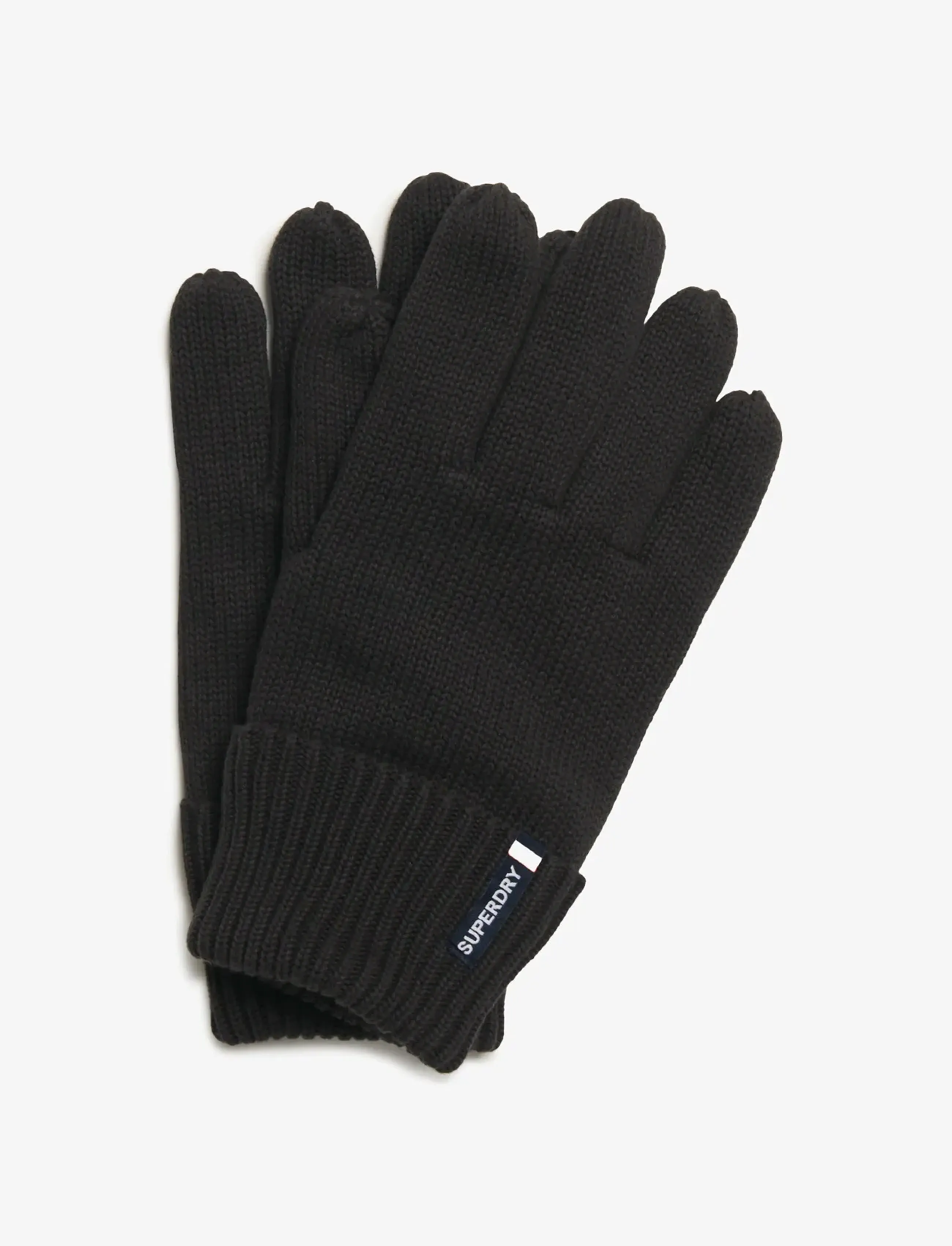 Superdry - ESSENTIAL LOGO KNITTED GLOVES - black - 3