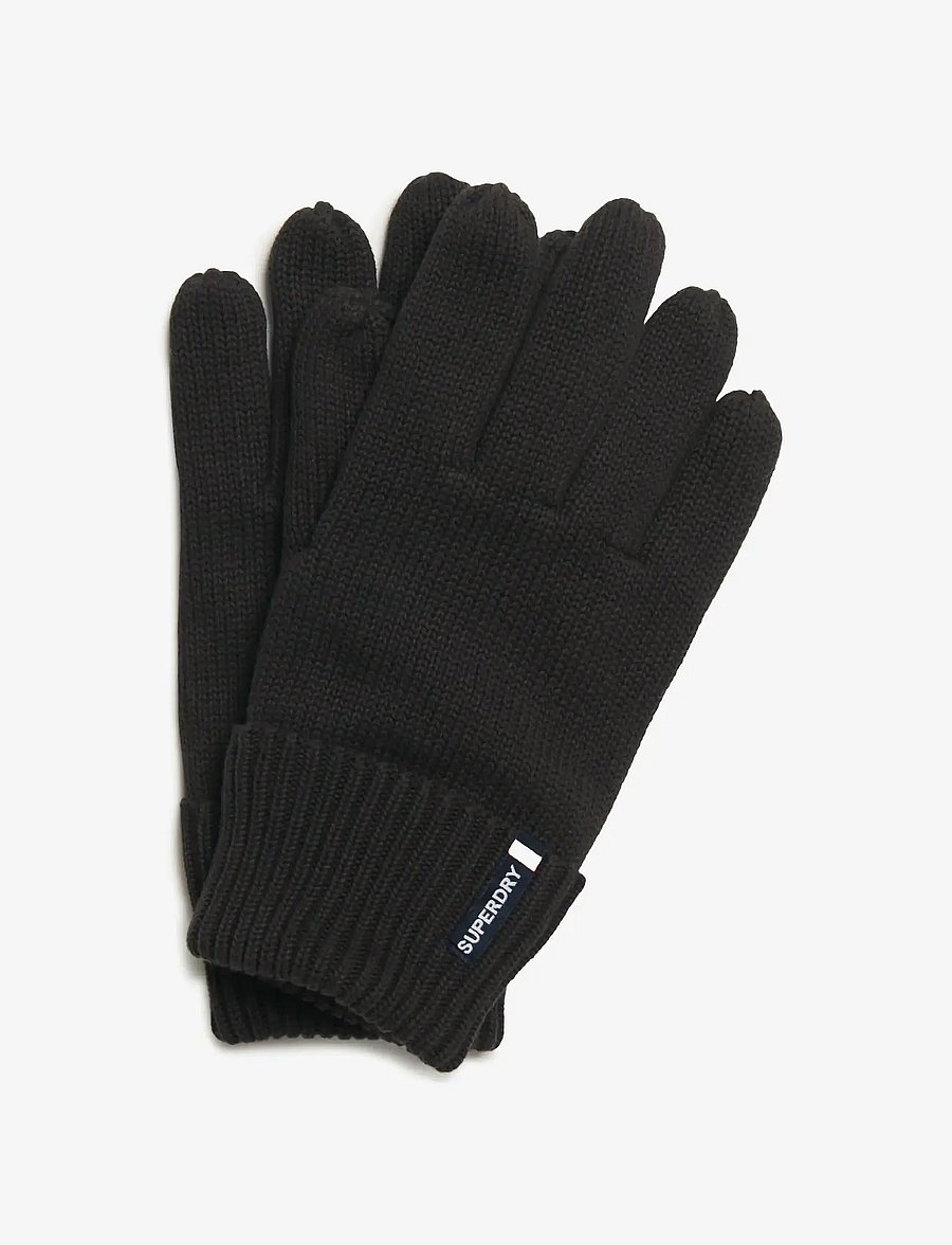 Superdry - ESSENTIAL LOGO KNITTED GLOVES - black - 3
