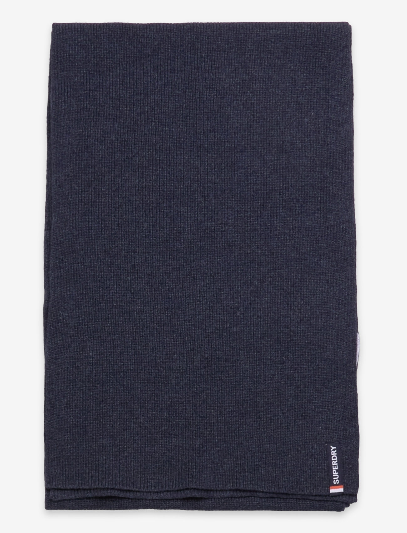 Superdry - ESSENTIAL LOGO KNITTED SCARF - talvesallid - richest navy marl - 1