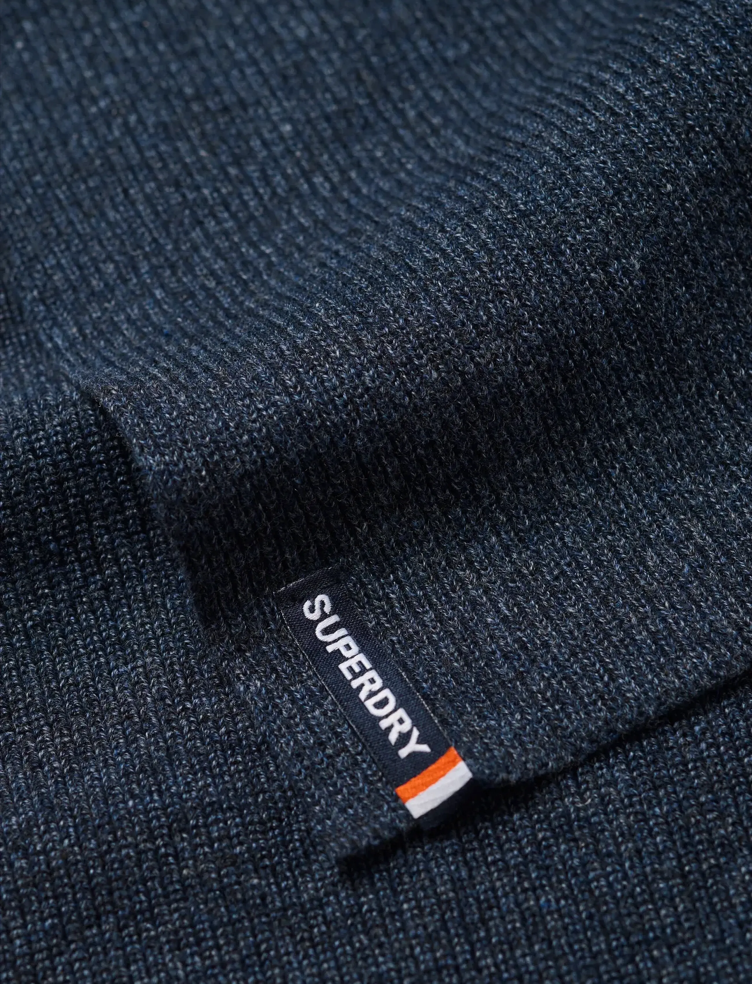 Superdry - ESSENTIAL LOGO KNITTED SCARF - winter scarves - richest navy marl - 3