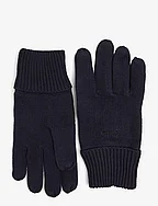 KNITTED LOGO GLOVES - ECLIPSE NAVY GRIT