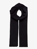 KNITTED LOGO SCARF - ECLIPSE NAVY GRIT