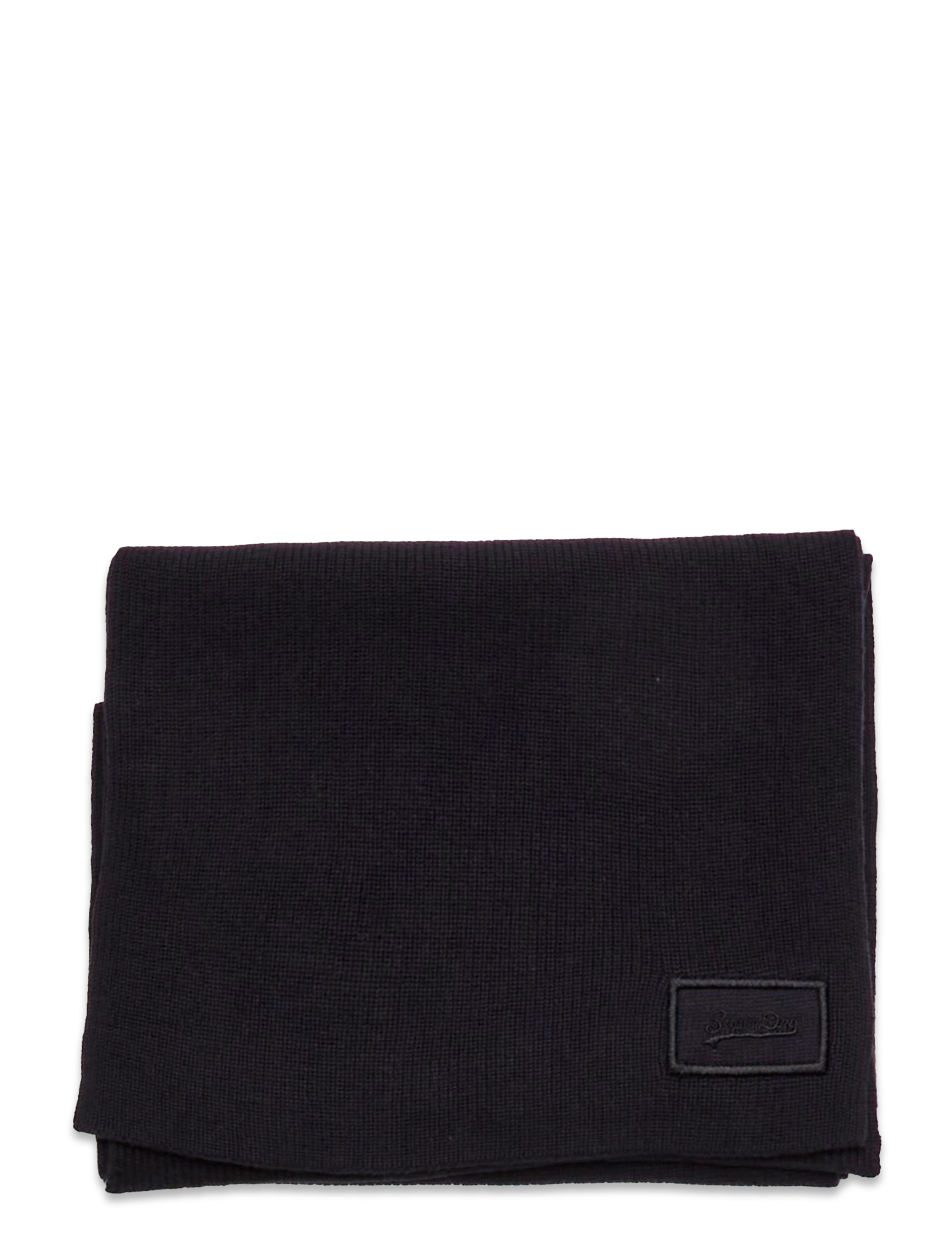 Superdry - KNITTED LOGO SCARF - eclipse navy grit - 1