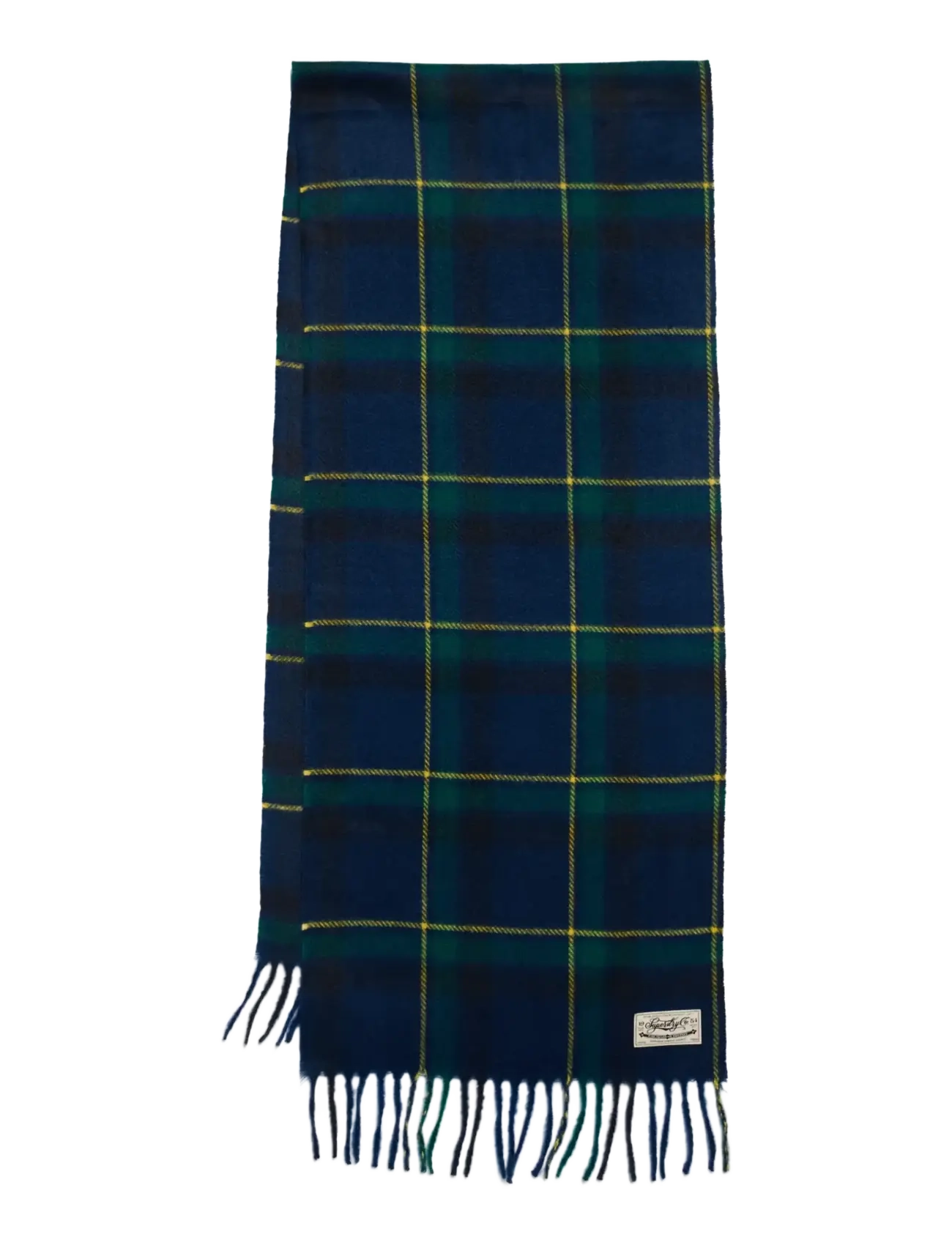 Superdry - HERITAGE CHECKED SCARF - winter scarves - mason check ink blue - 2