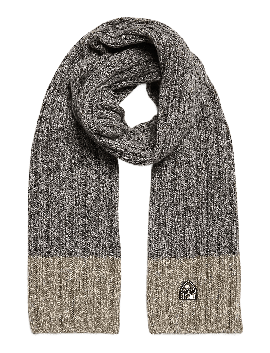 Superdry - OUTDOORS TWIST SCARF - halstørklæder - charcoal twist - 1