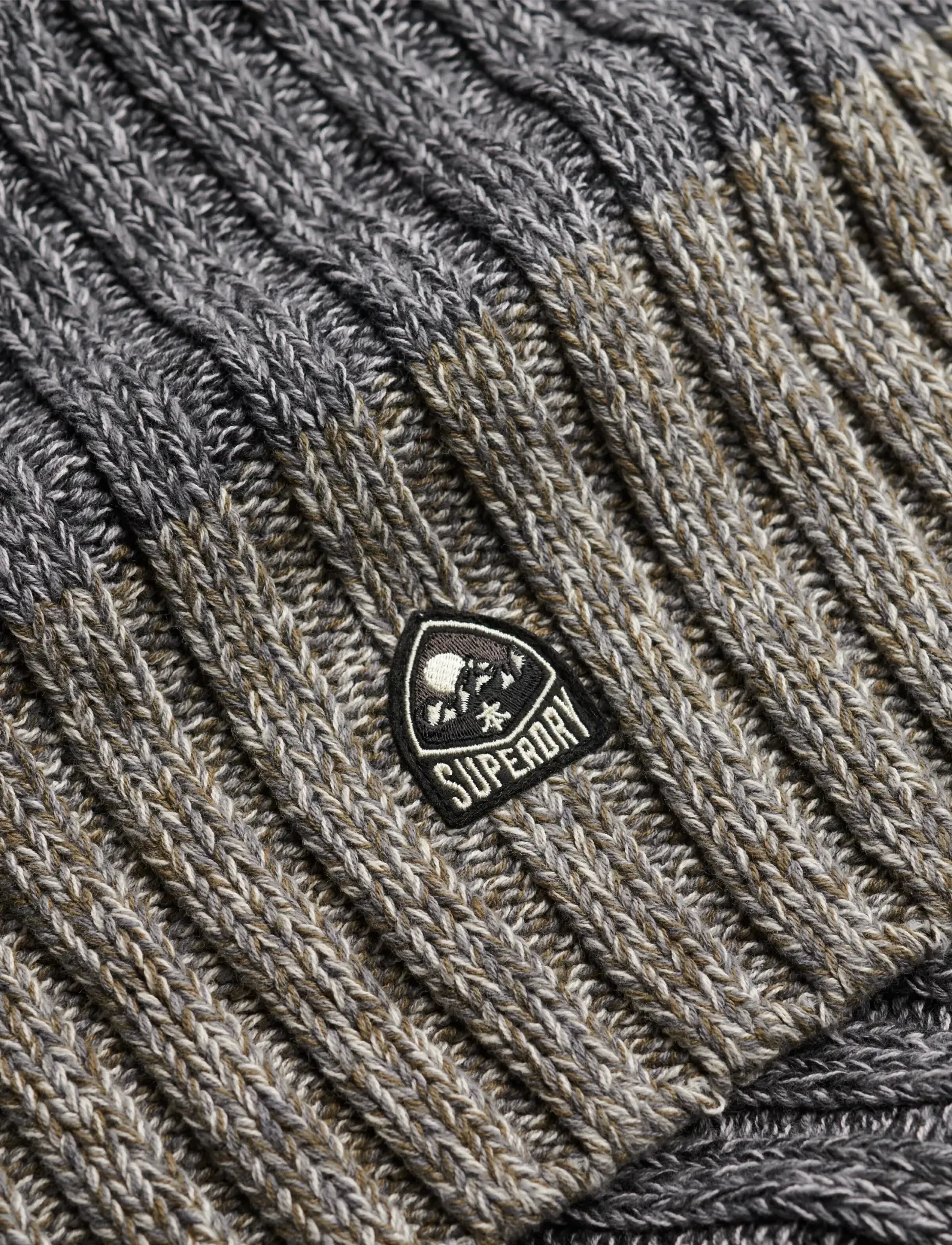 Superdry - OUTDOORS TWIST SCARF - halstørklæder - charcoal twist - 3