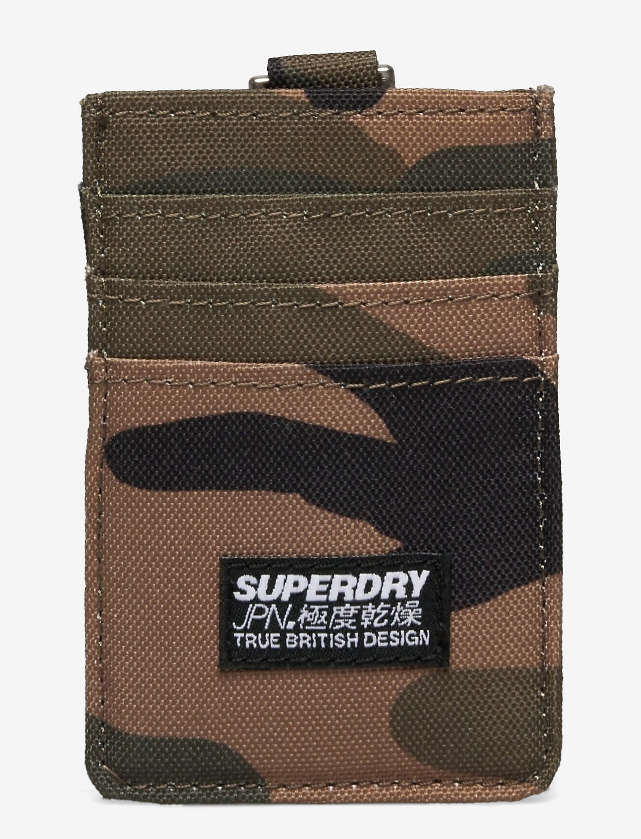 FABRIC CARD WALLET - GREEN CAMO